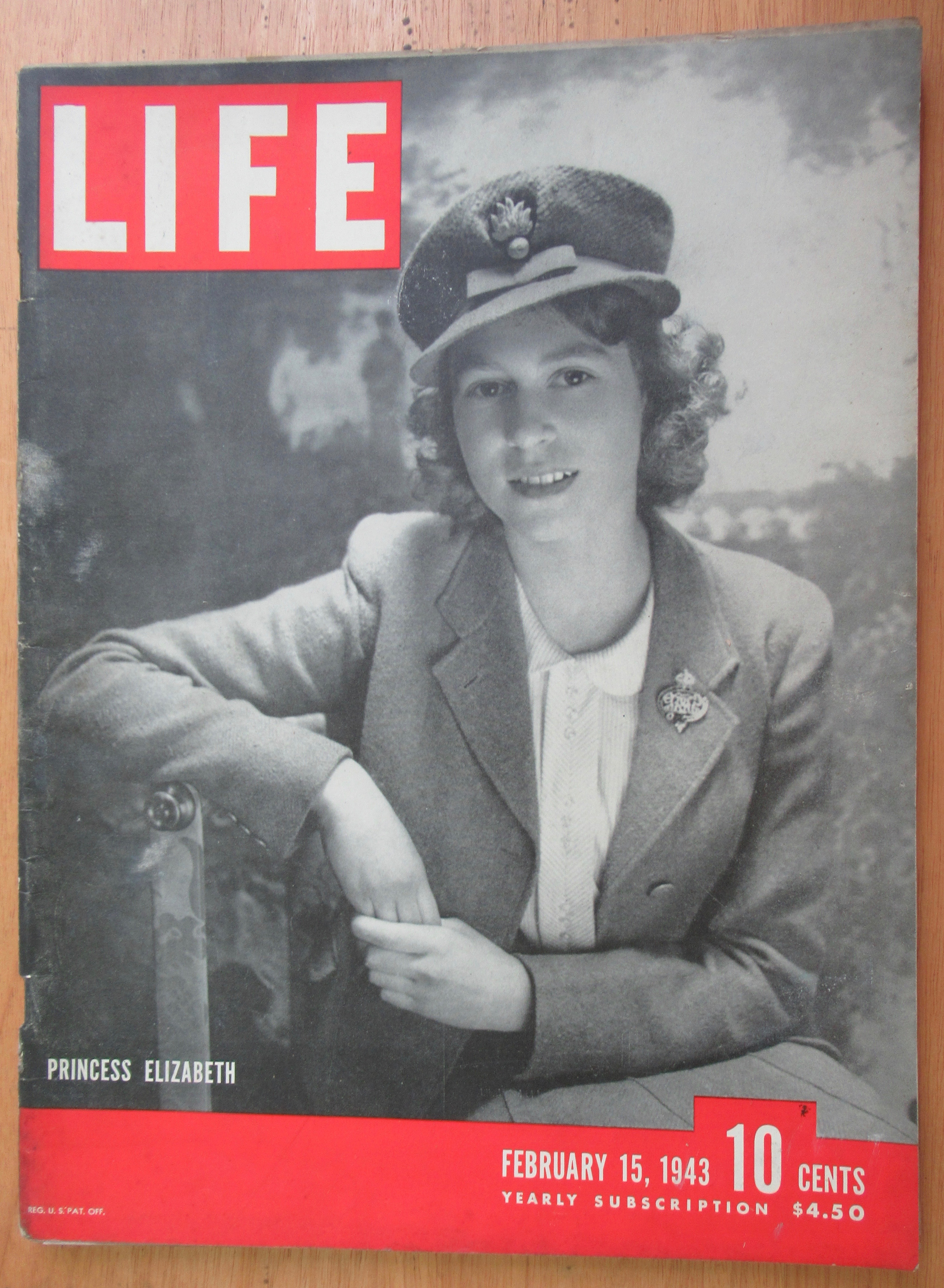 Life Magazine February 15, 1943 Princess Elizabeth