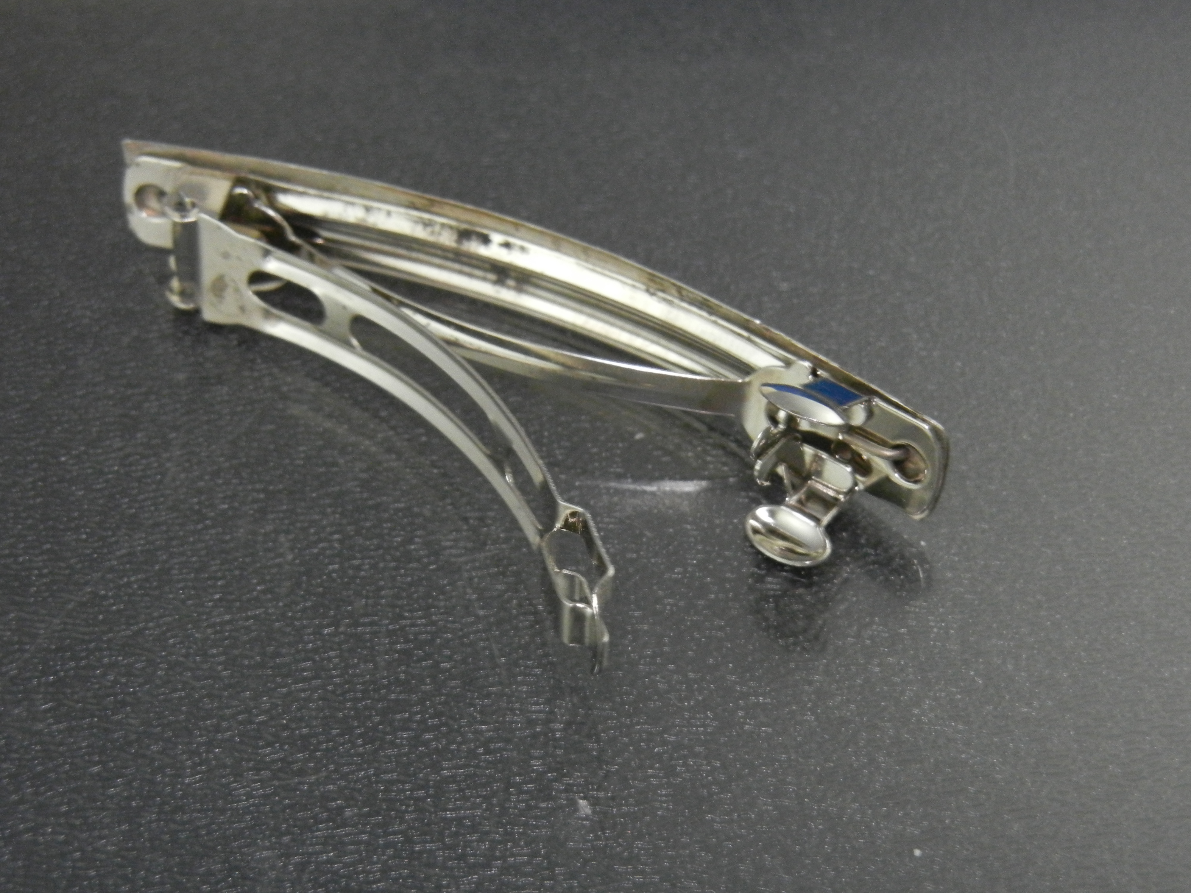 Navajo Sterling Silver Turquoise Hair Barrette