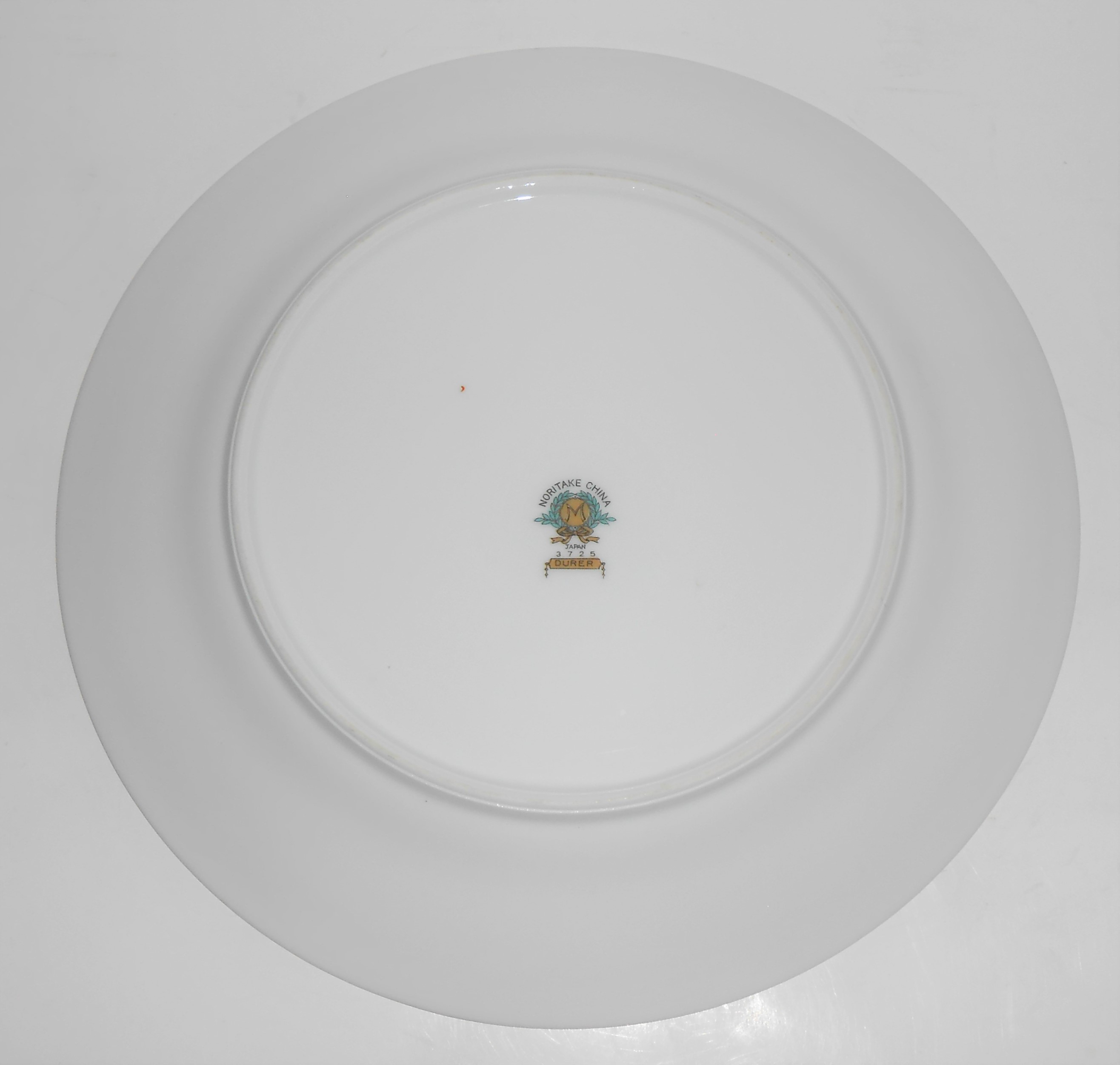 Noritake China Porcelain Durer w/Gold Rimmed Dinner