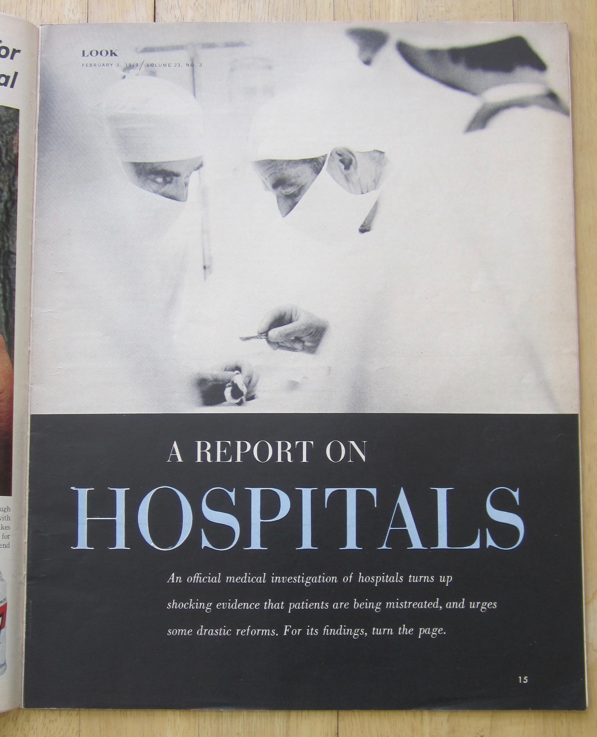 Look Magazine February 3, 1959 Hospitals
