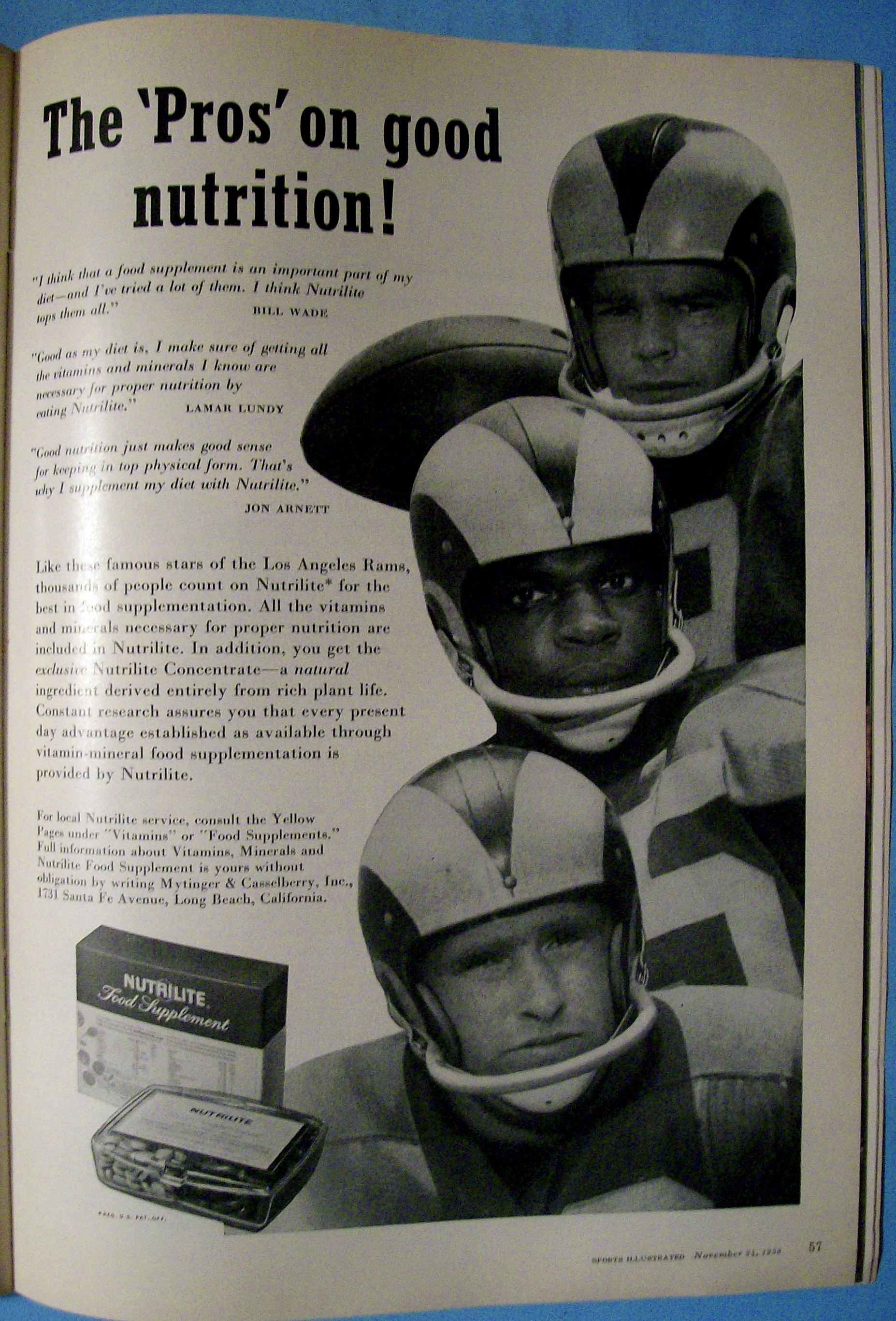 Sports Illustrated - November 24, 1958 - Army vs. Navy