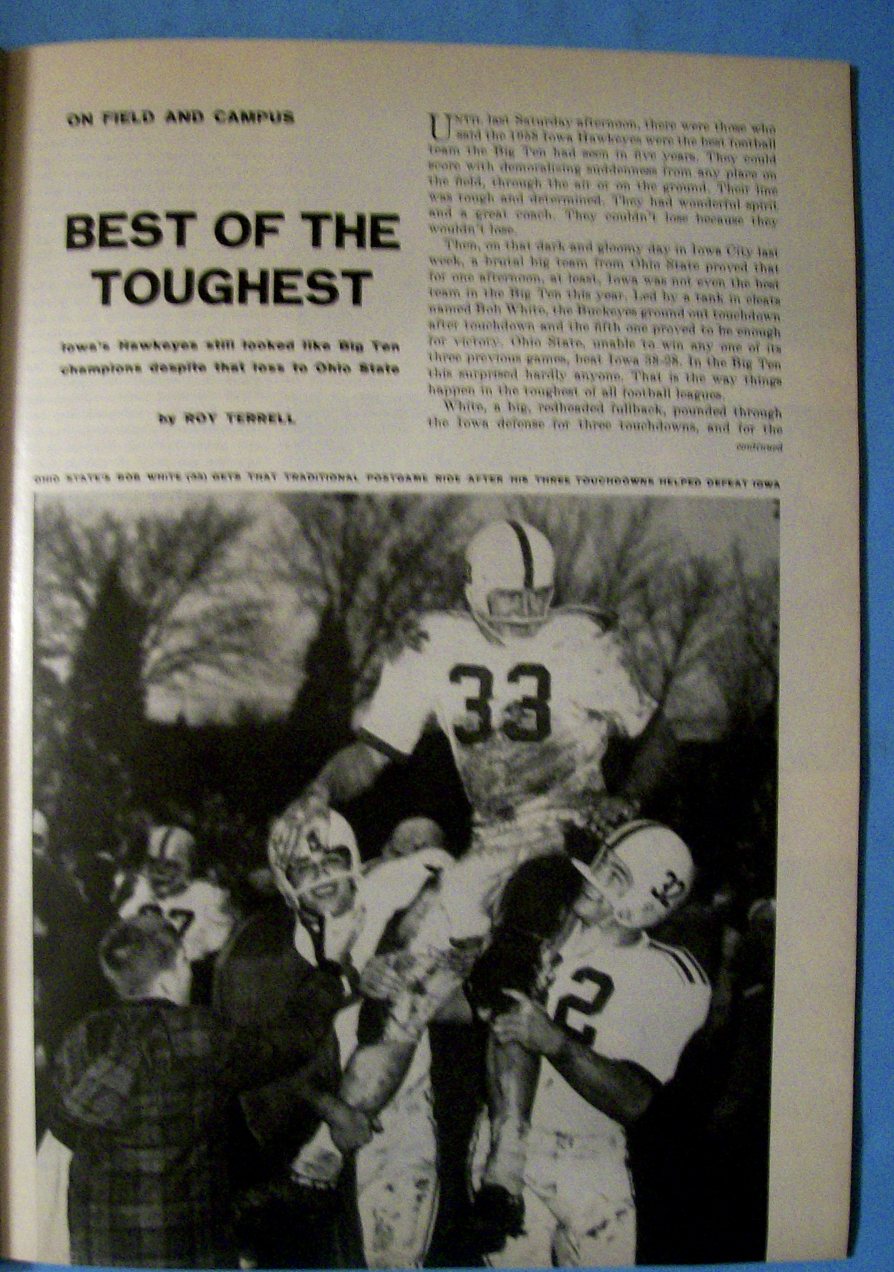 Sports Illustrated - November 24, 1958 - Army vs. Navy