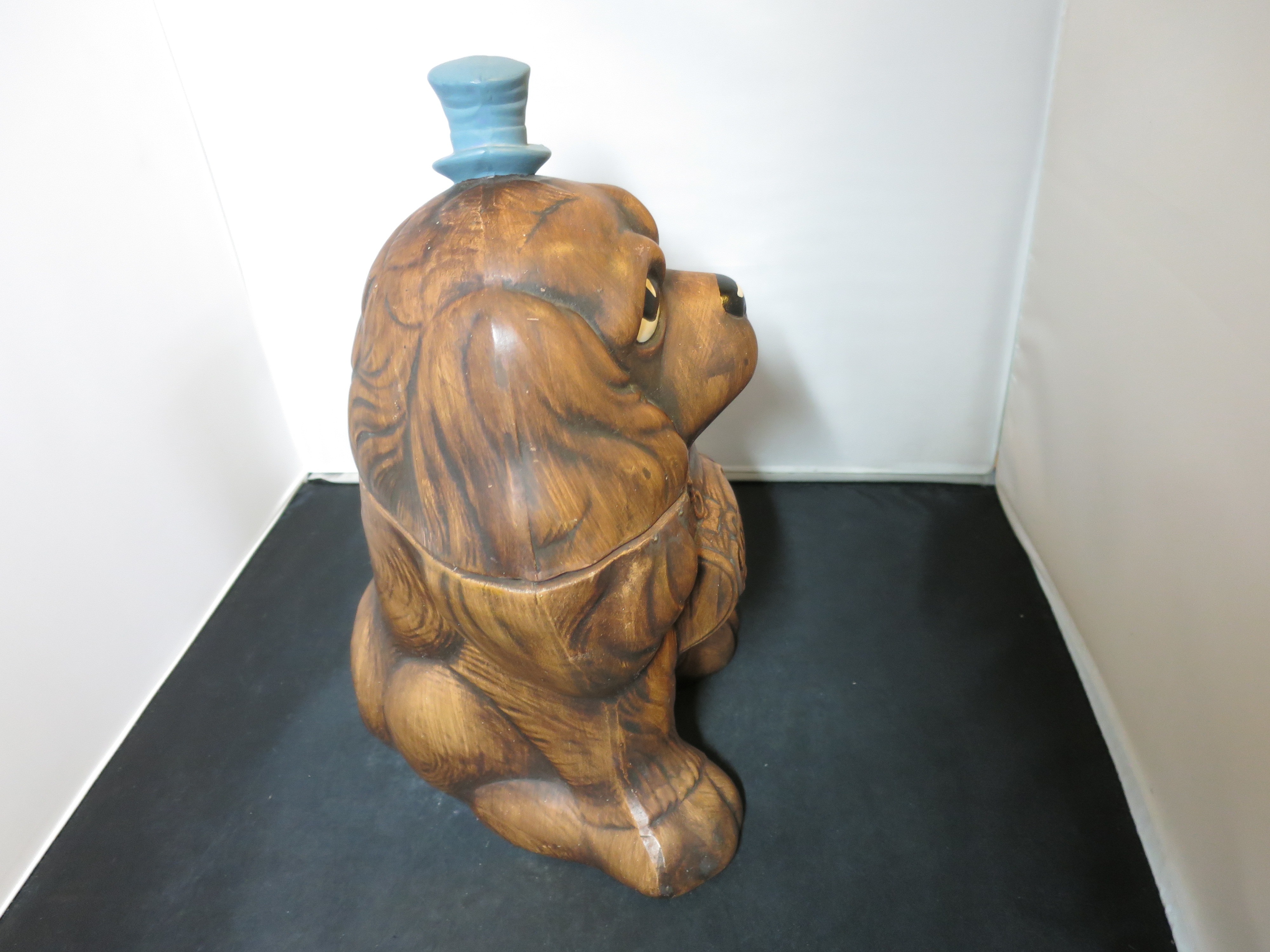 Dog Cookie Jar Treasure Craft Cocker Spaniel with hat