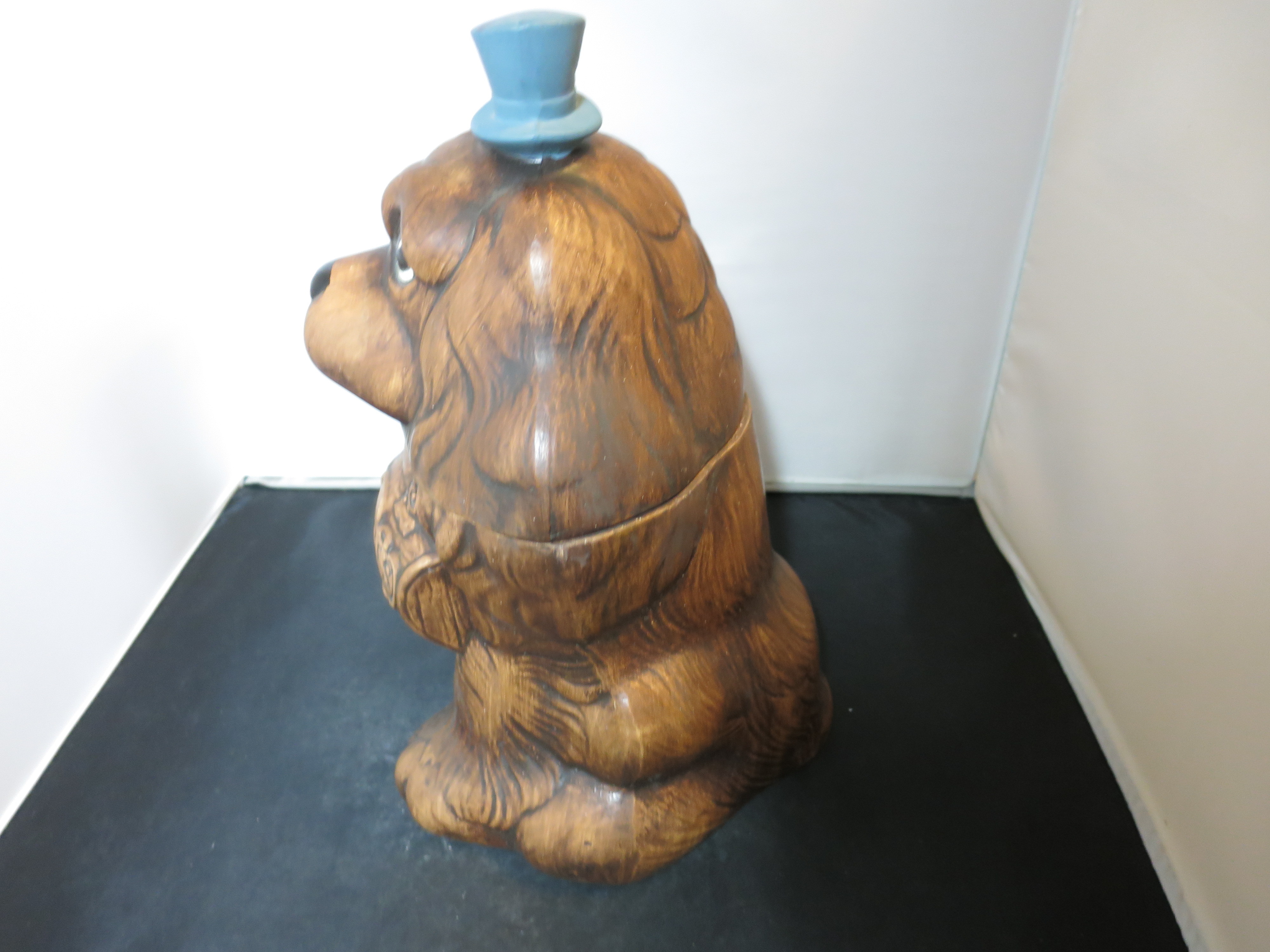 Dog Cookie Jar Treasure Craft Cocker Spaniel with hat