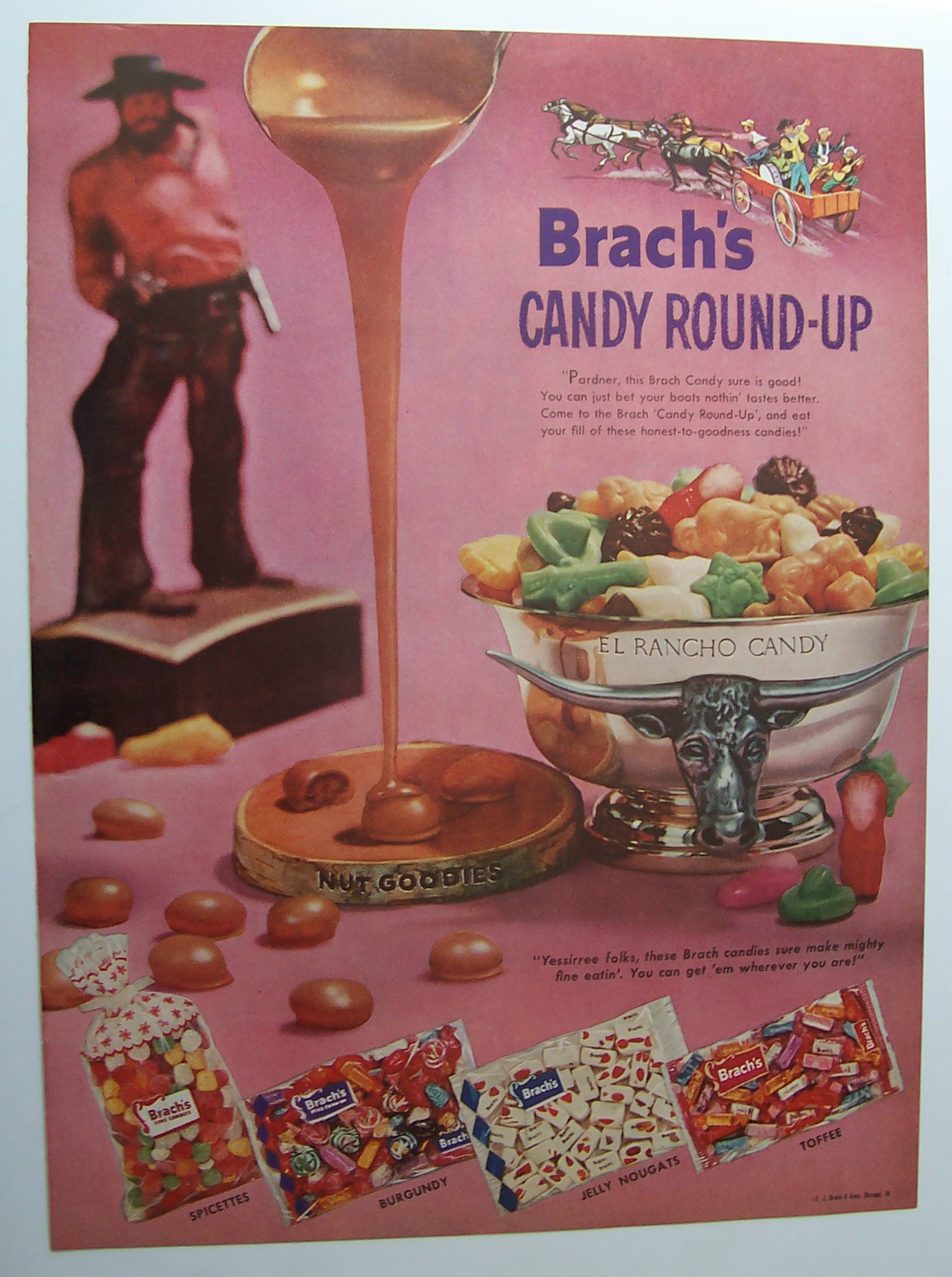 1958 Brach's Candies with a Variety Of Candies