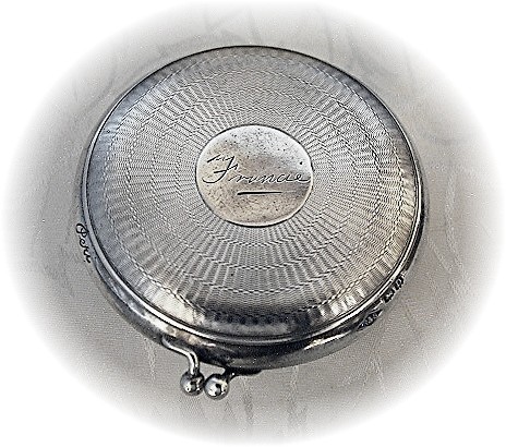 Compact Sterling Silver English Hallmark