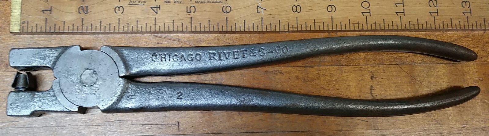 Chicago Rivet Pliers 1922 Patented