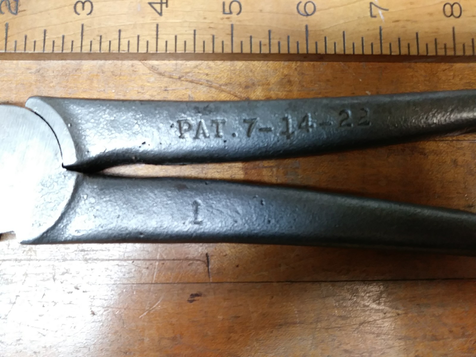 Chicago Rivet Pliers 1922 Patented