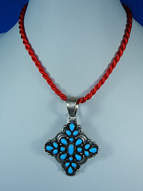 Paul Livingston Sleeping Beauty Turquoise Sterling Silv