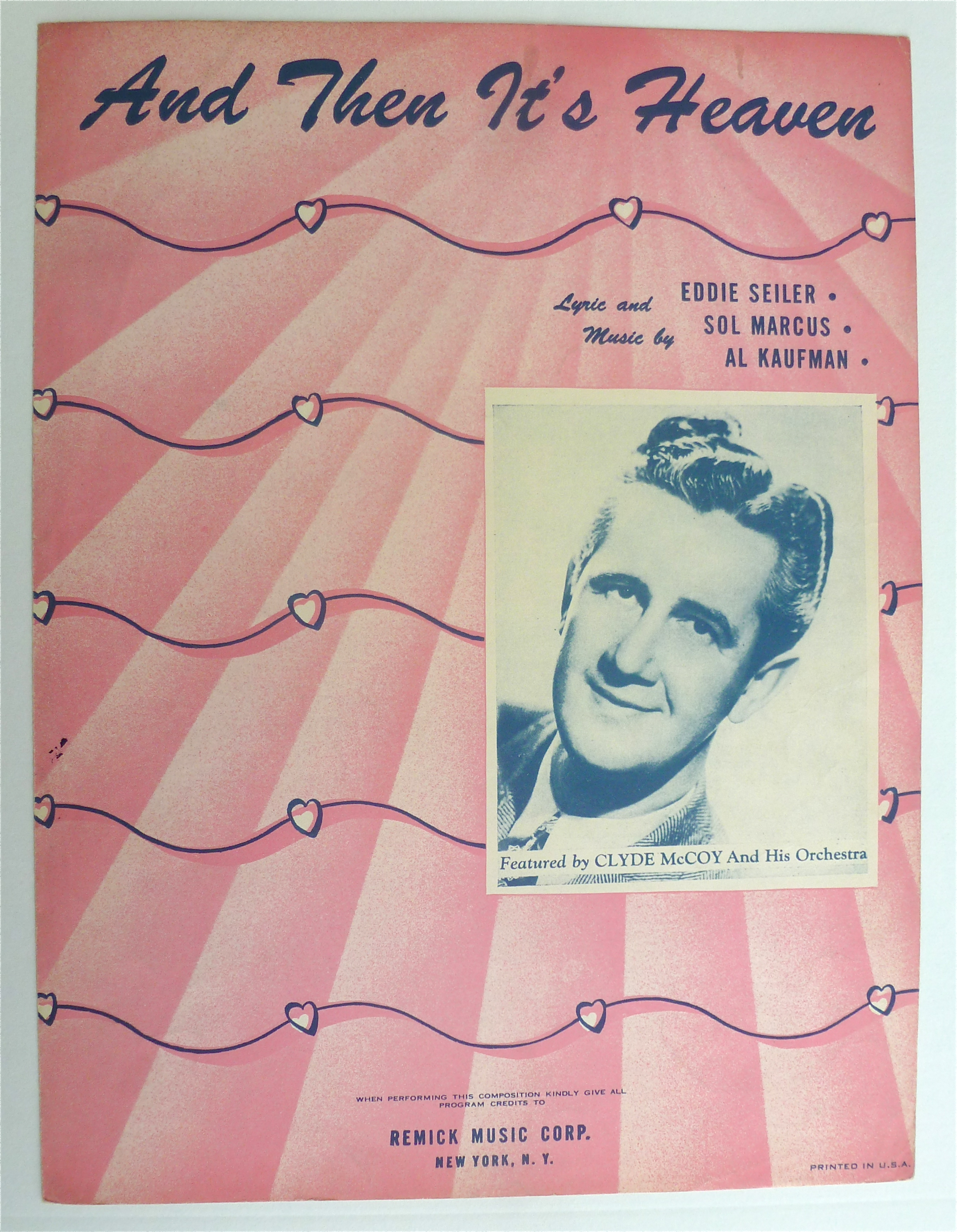 Sheet Music For 1946 And Then It's Heaven