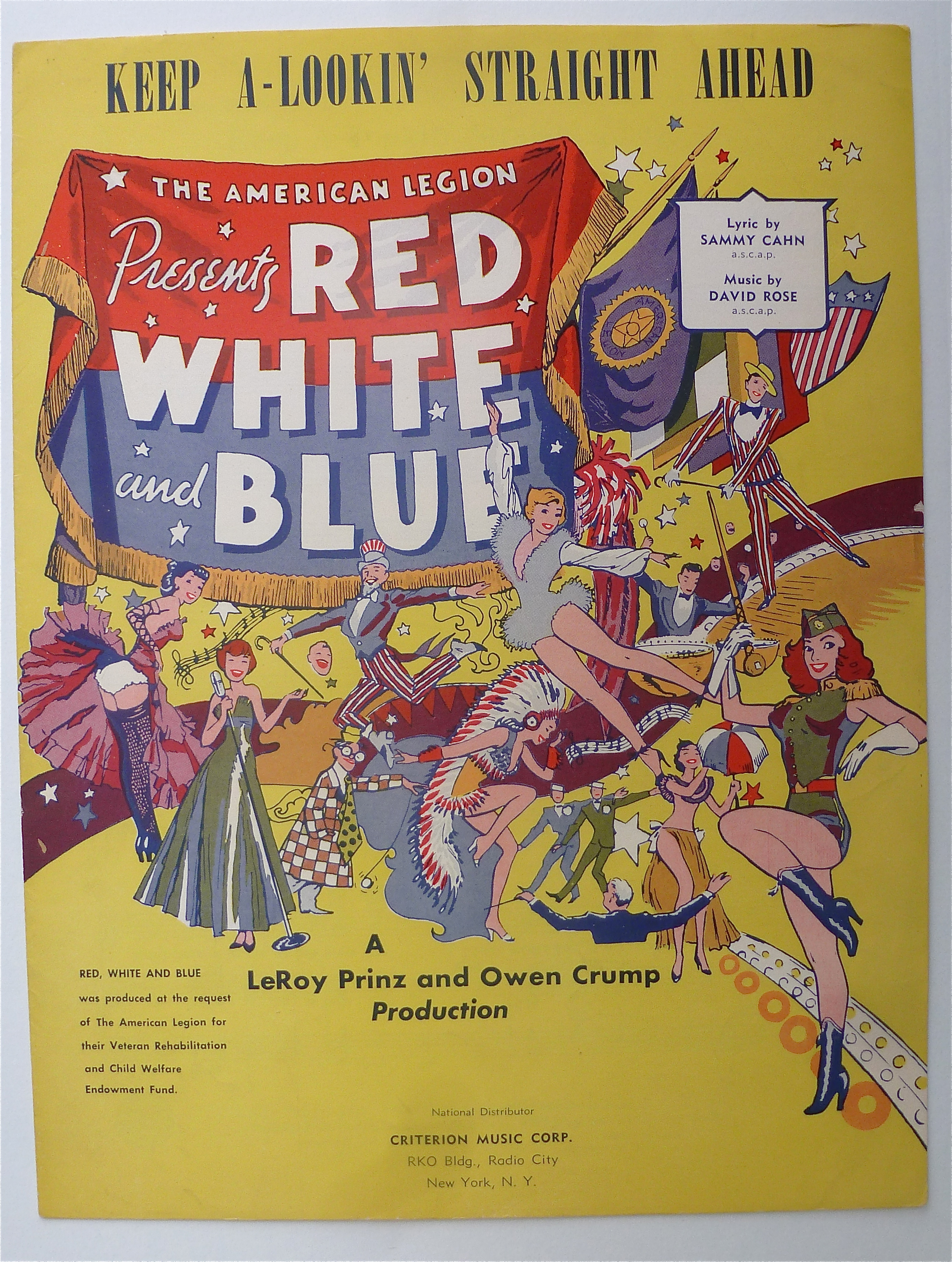 Sheet Music For 1950 Keep A-Lookin' Straight Ahead