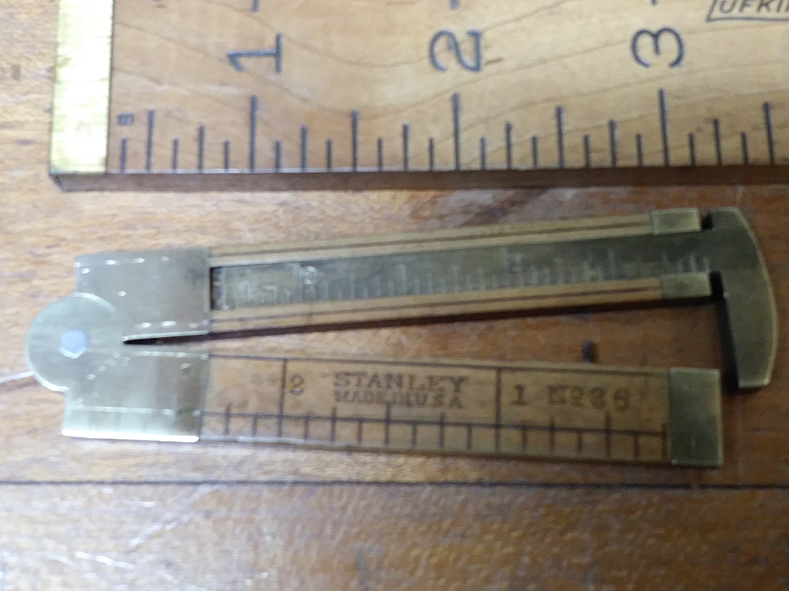 Stanley No. 36 Boxwood Caliper Rule