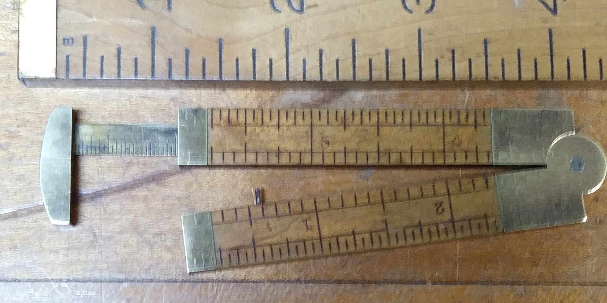 Stanley No. 36 Boxwood Caliper Rule