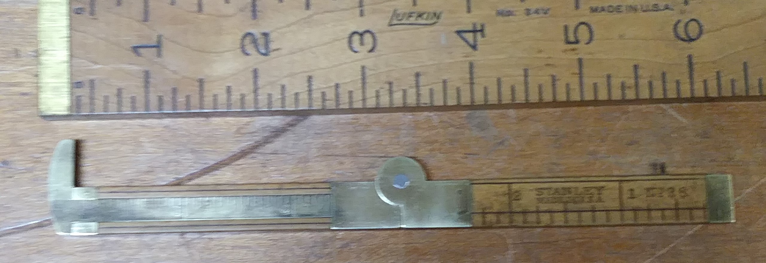 Stanley No. 36 Boxwood Caliper Rule