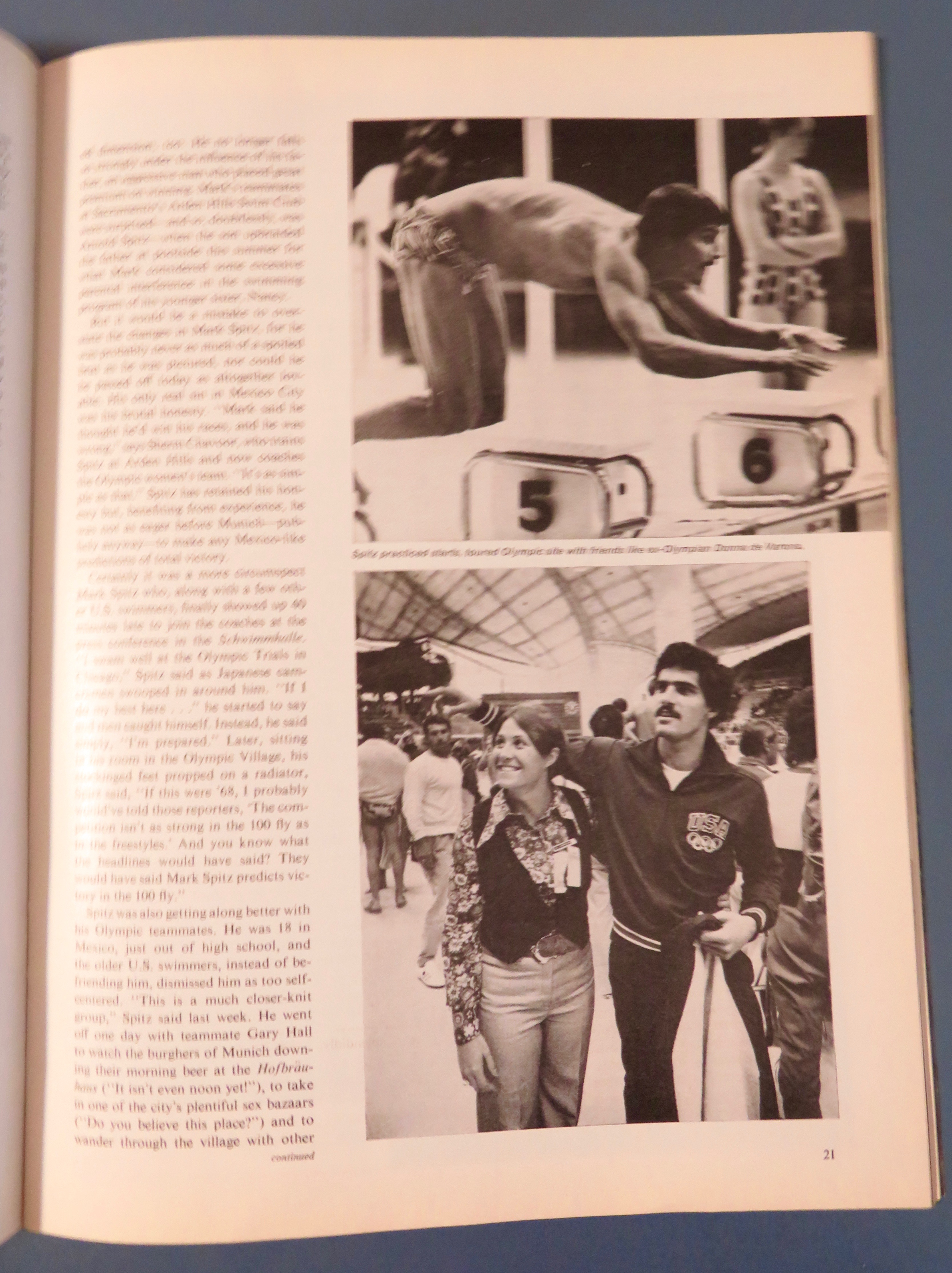 Sports Illustrated Magazine - Sept 4, 1972 - Mark Spitz