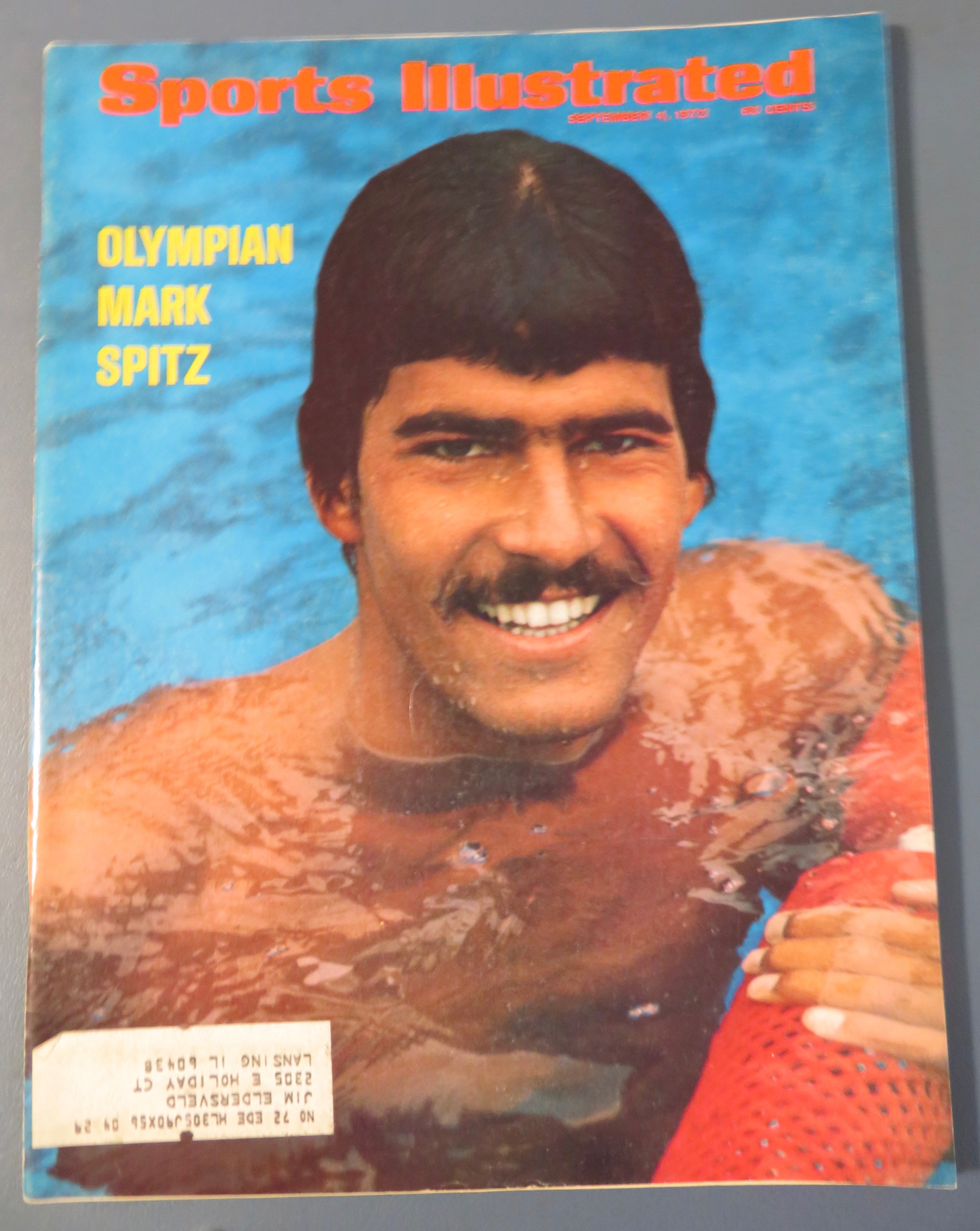 Sports Illustrated Magazine - Sept 4, 1972 - Mark Spitz
