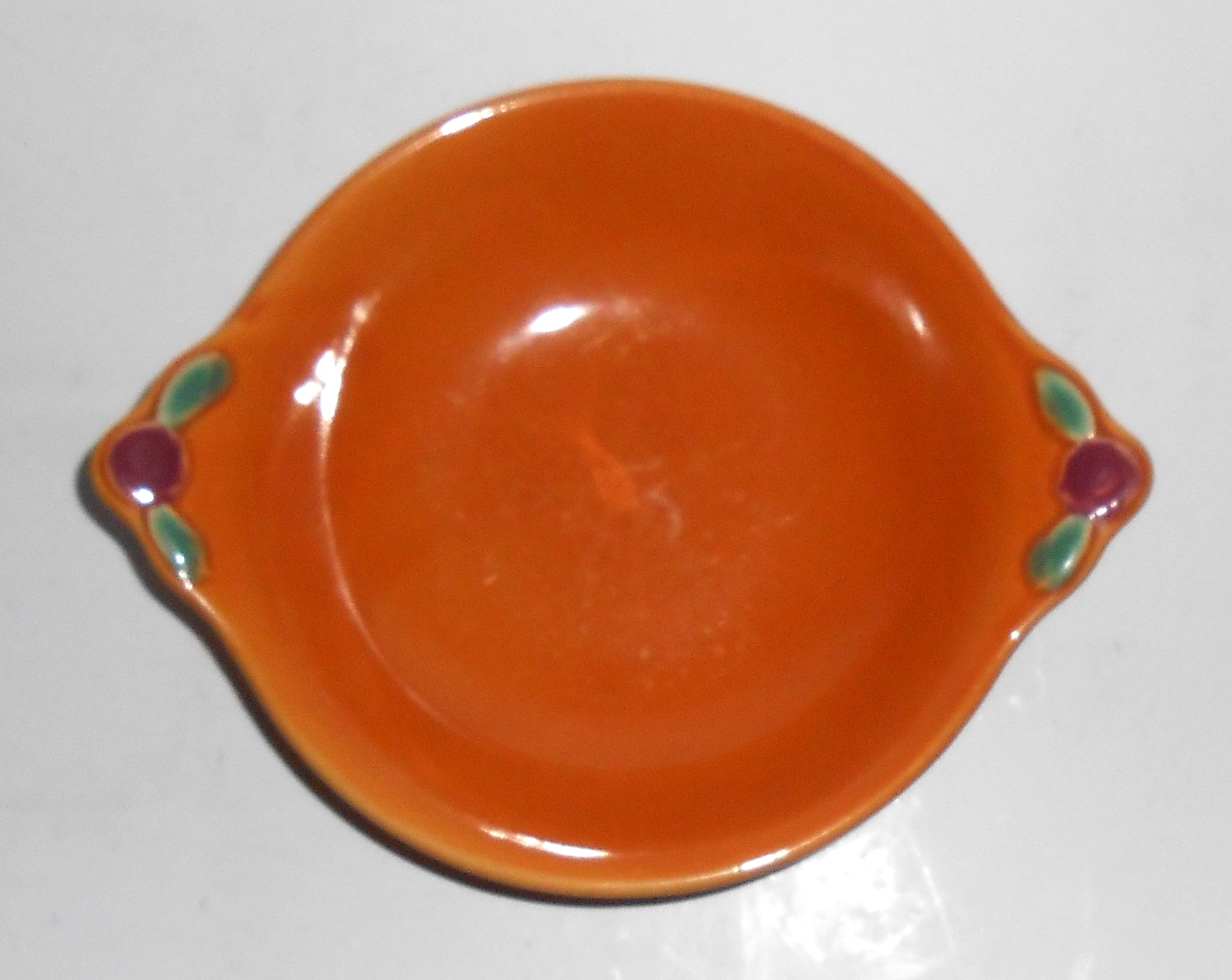 Coors Pottery Rosebud Orange Cereal/Oatmeal Bowl