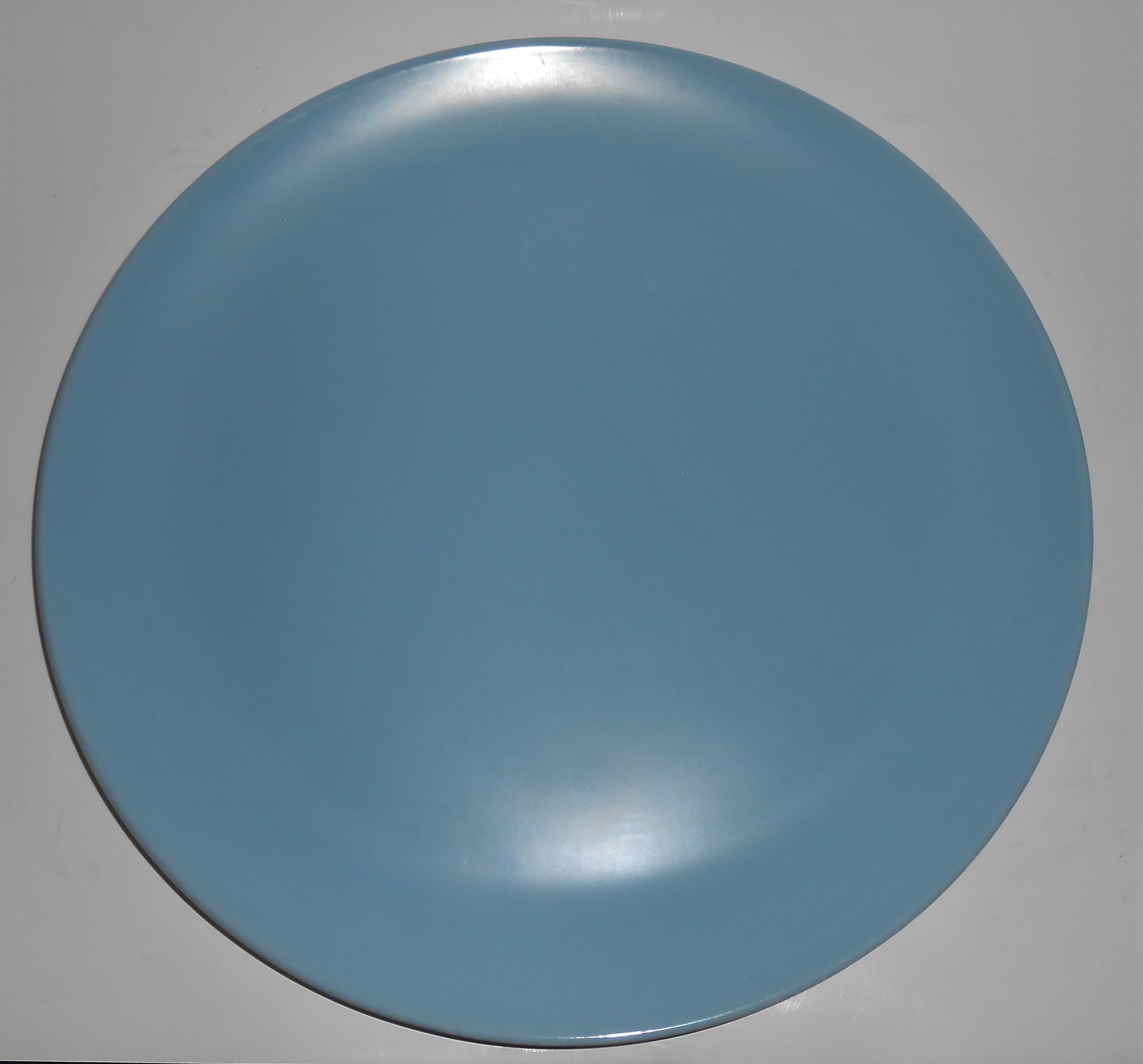 Catalina Pottery Rancho Ware Duotone Blue/Ivory Chop Pl