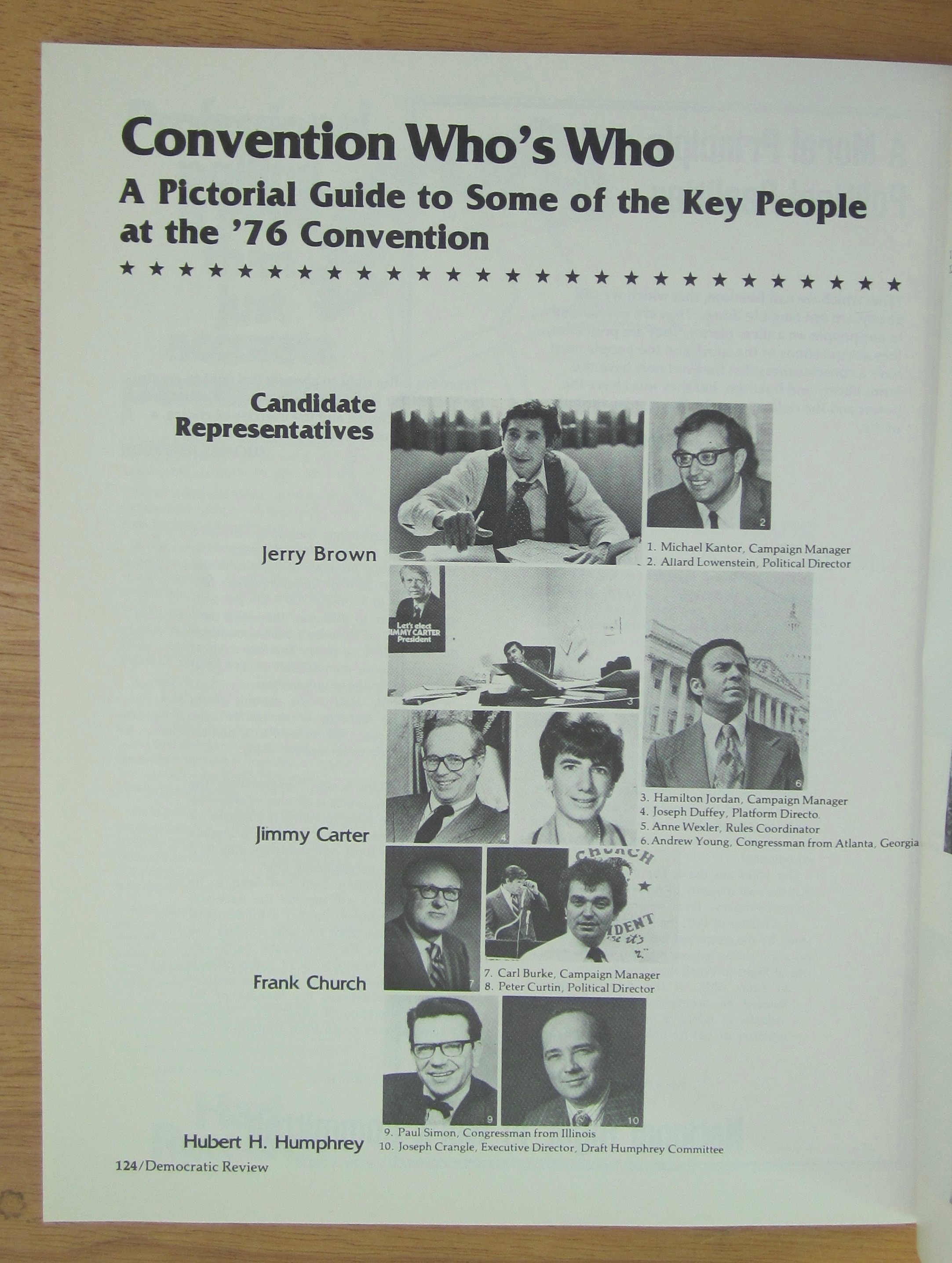 1976 Democratic Review (Special Convention Issue)