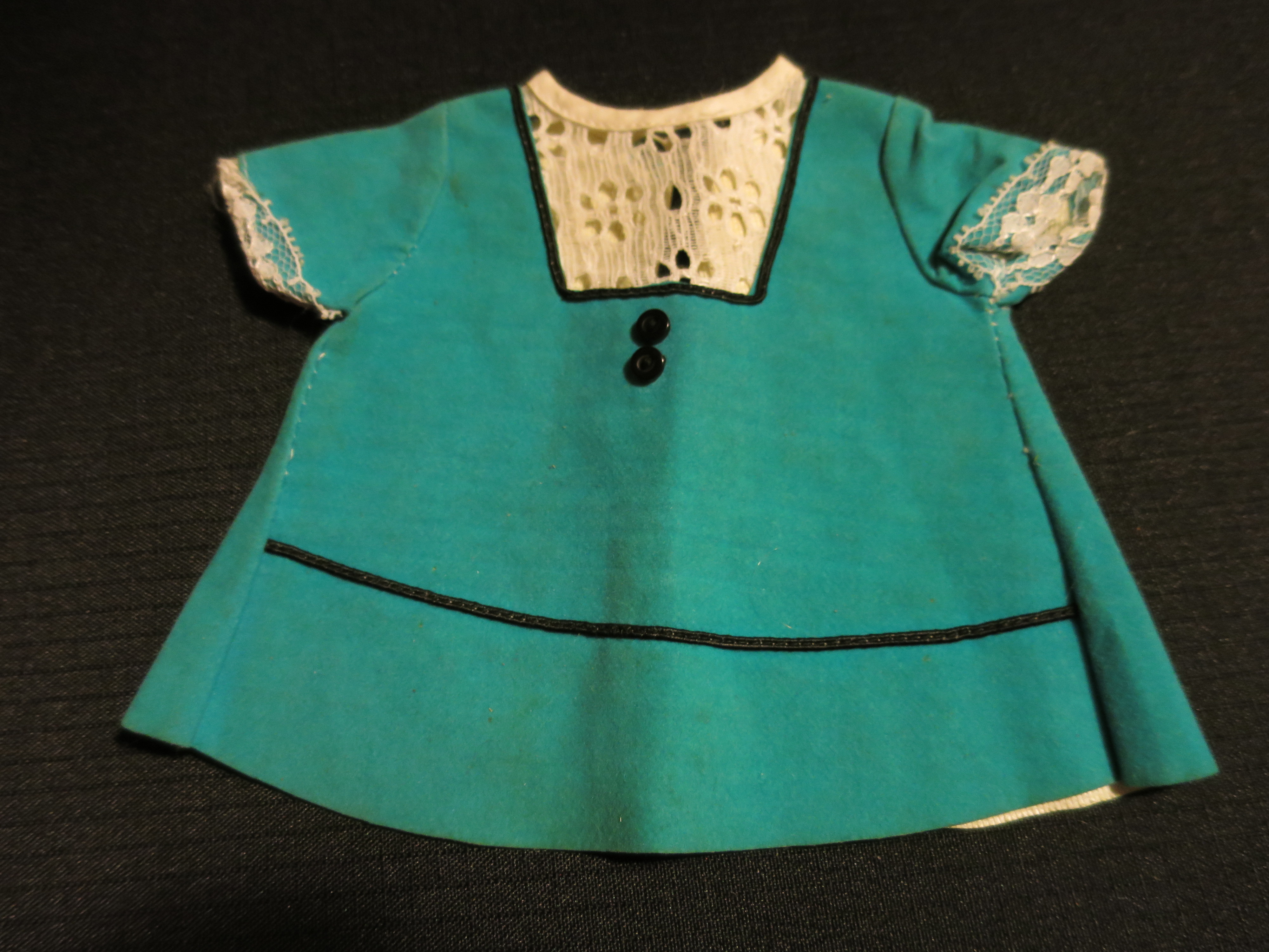 Vintage Doll Dress Made in Hong Kong tagged