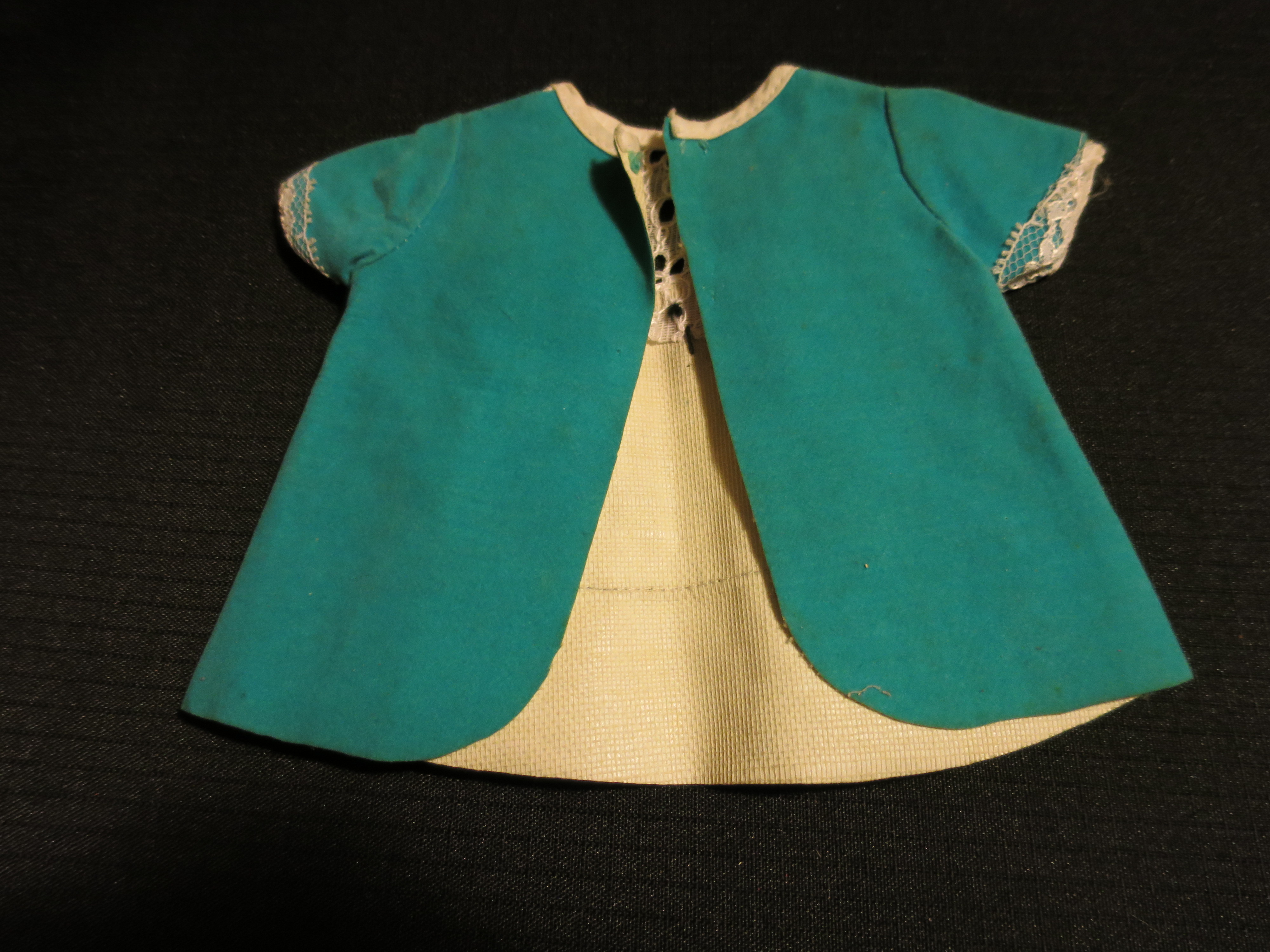 Vintage Doll Dress Made in Hong Kong tagged