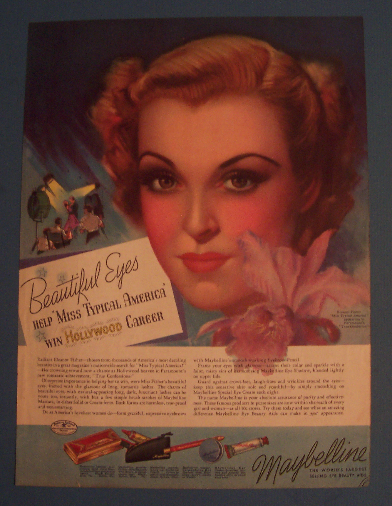 1938 Maybelline with Eleanor Fisher