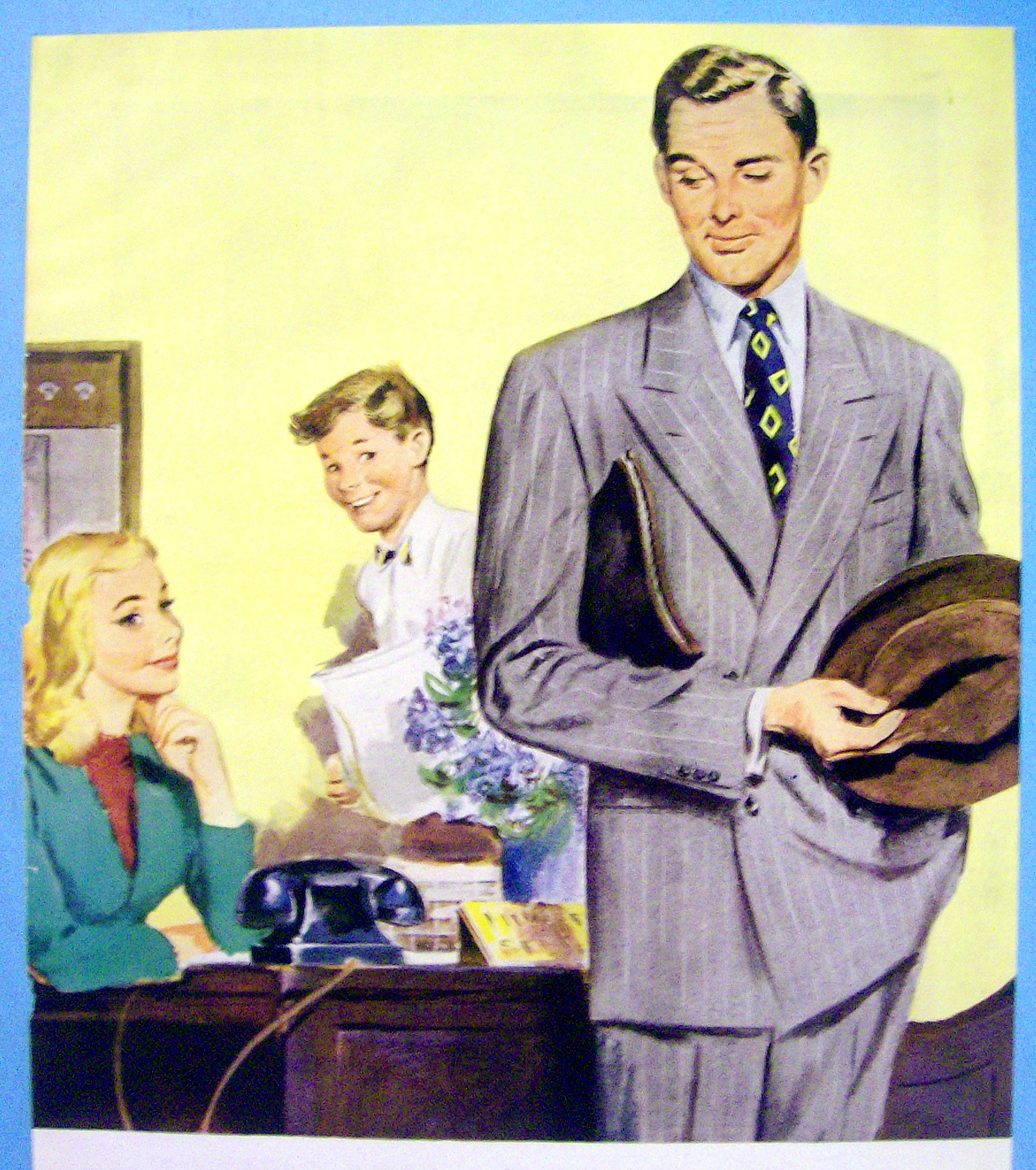 1947 Hart Schaffner and Marx with Man in Suit