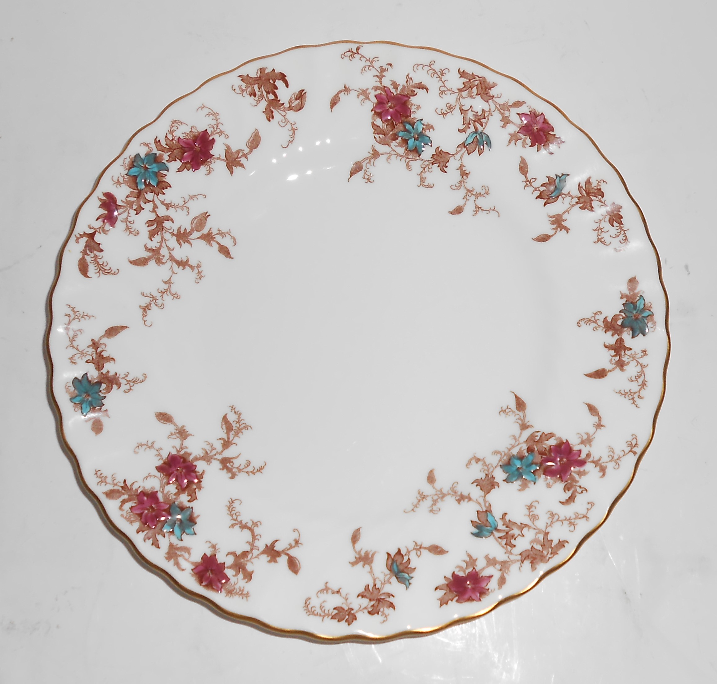 Minton China Ancestral w/Gold Salad Plate