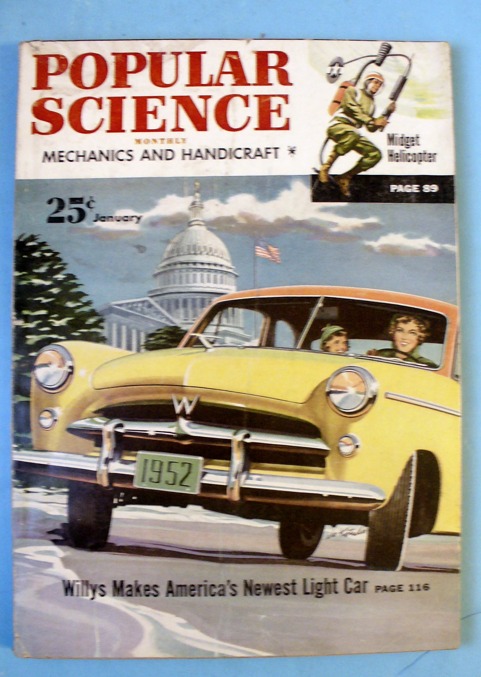 Popular Science-January 1952-Willys Makes Light Car