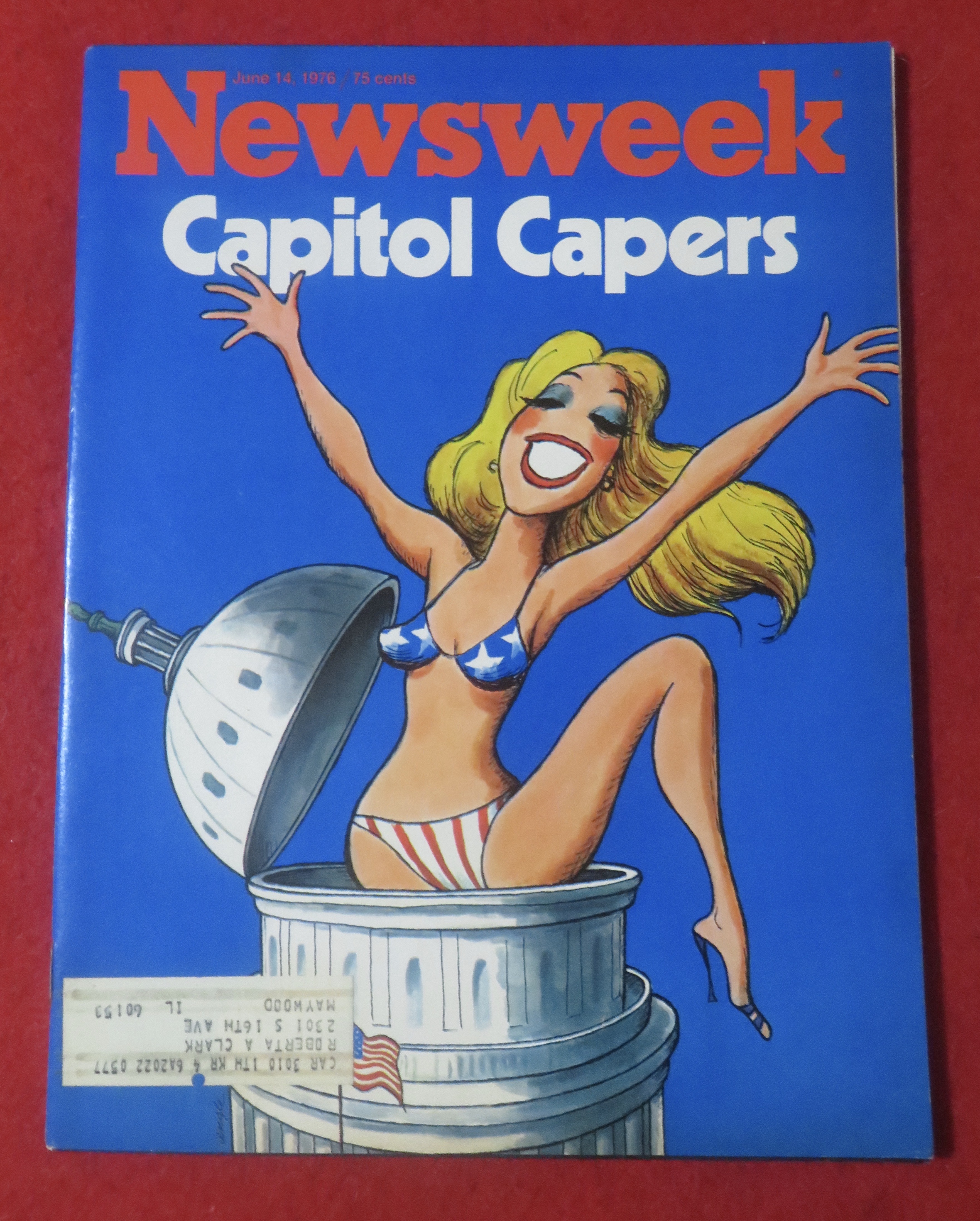 Newsweek Magazine June 14, 1976 Capitol Capers