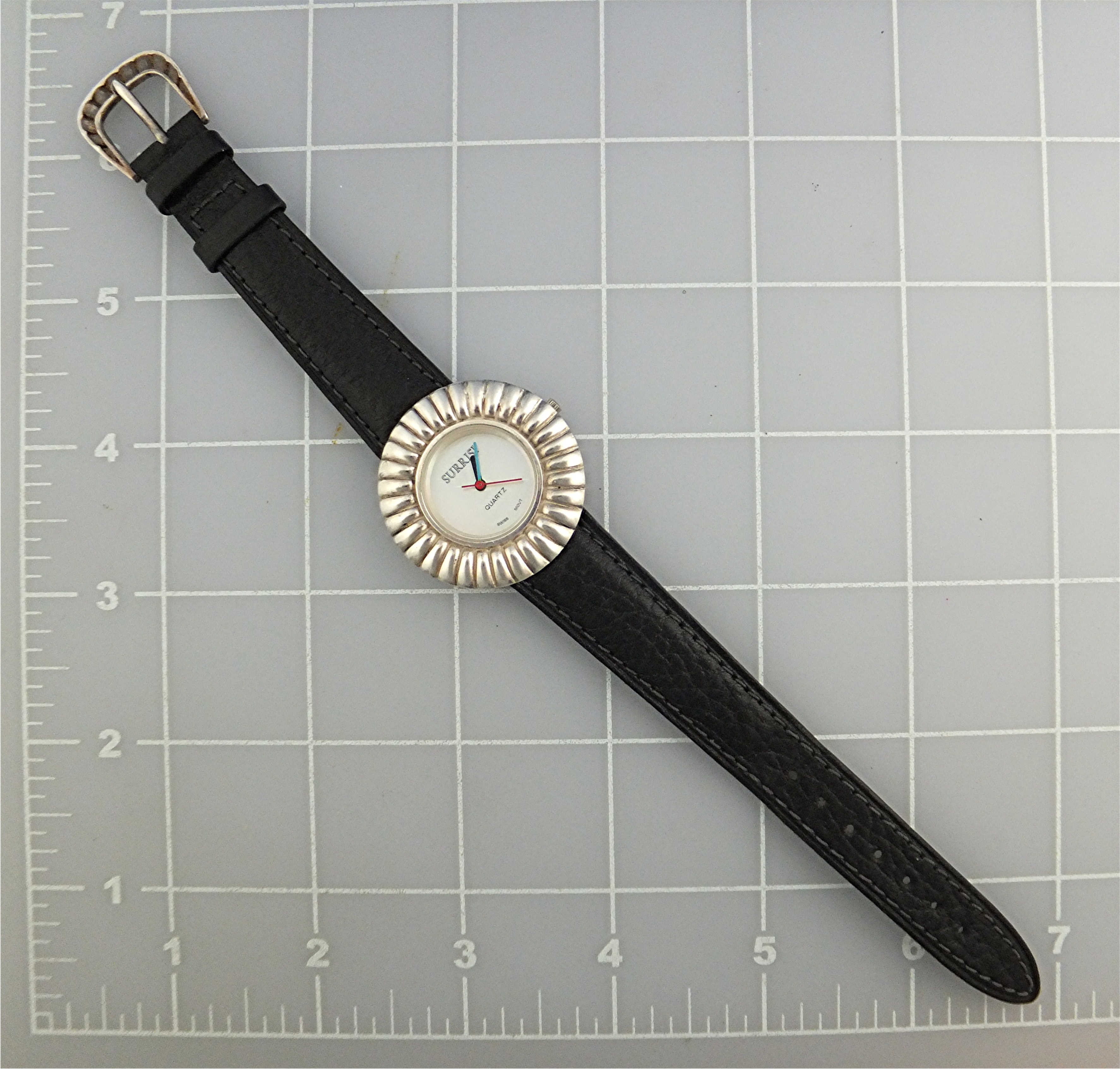 SURRISI Sterling Silver Mother of Pearl Wristwatch