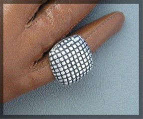 Taxco Mexico Sterling Silver Signed Ring HBB
