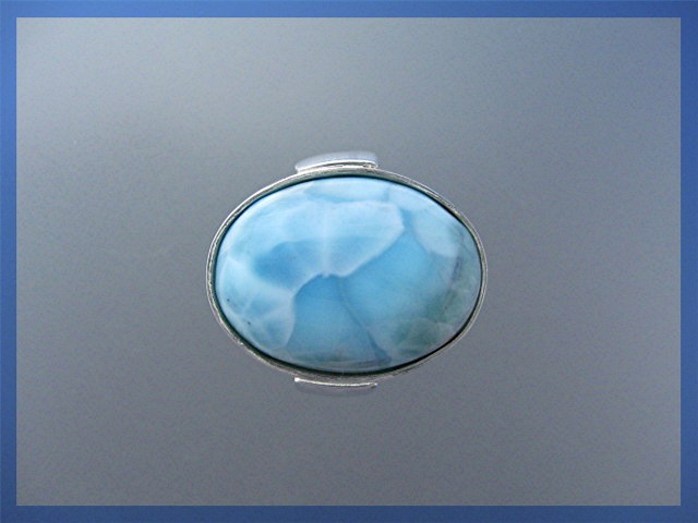 Larimar Sterling Silver Handmade Ring Louis Acosta