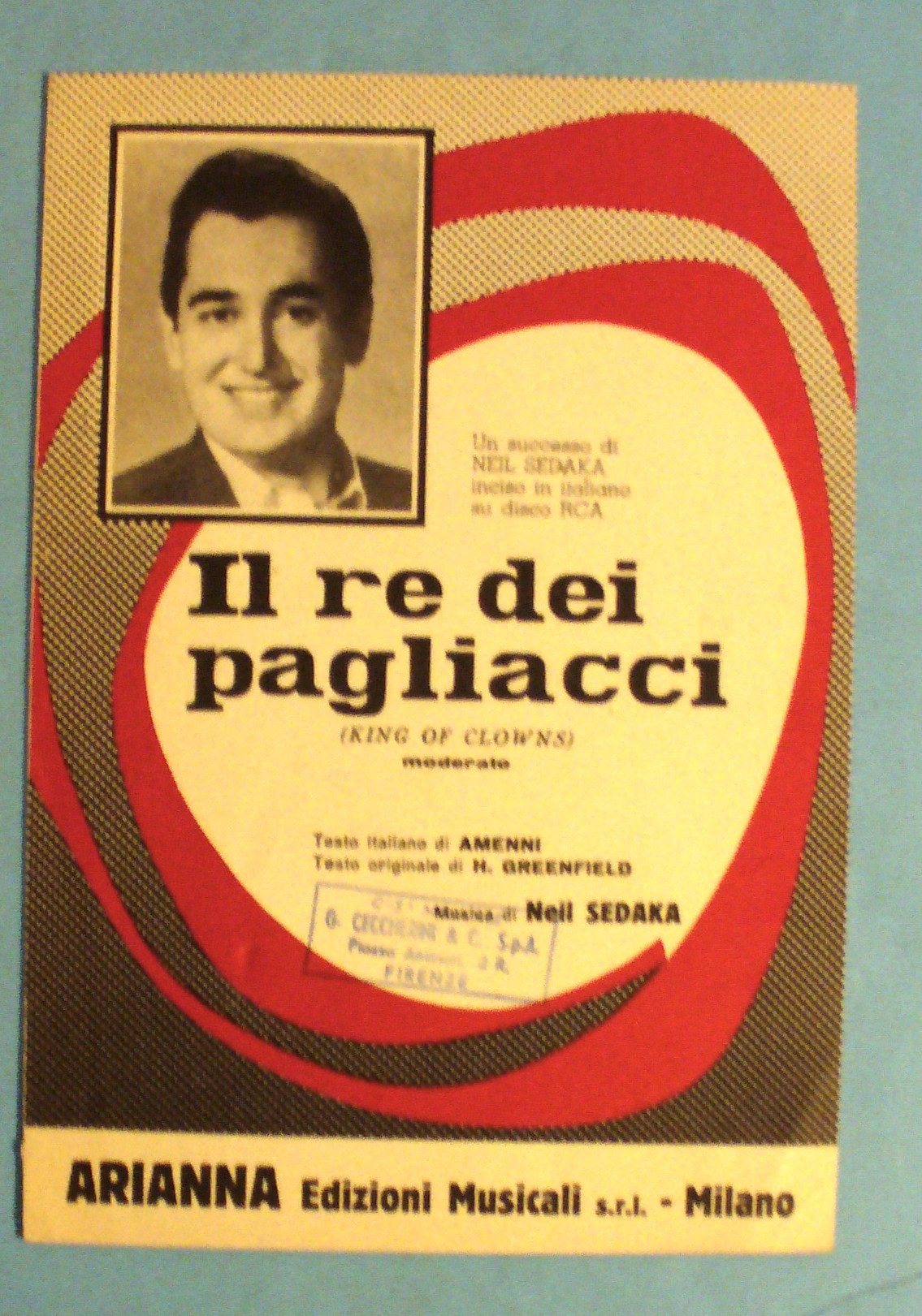 1963 Il Re Dei Pagliacci (King of Clowns) -Neil Sedaka