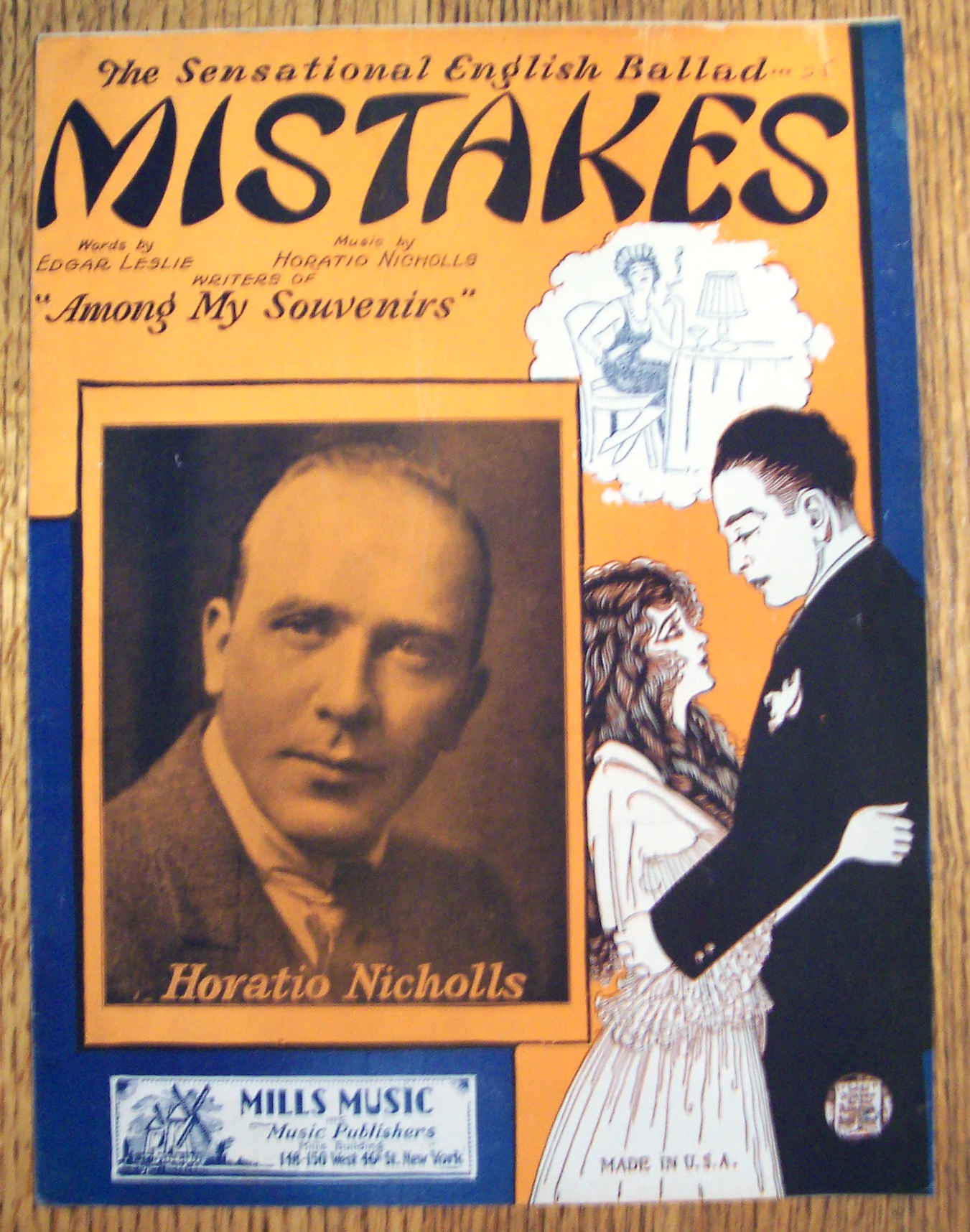 Sheet Music For 1929 Mistakes