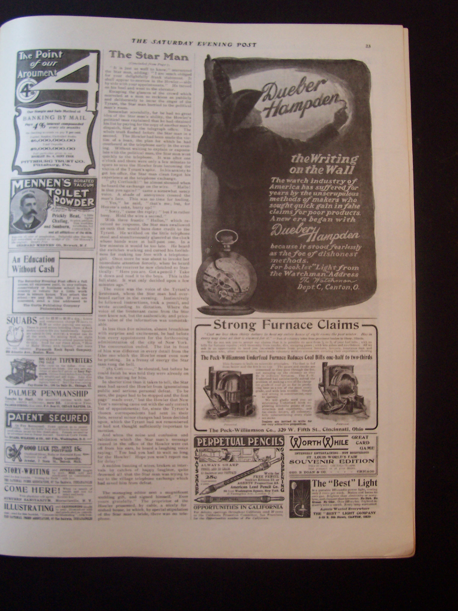 Saturday Evening Post Magazine - August 20, 1904