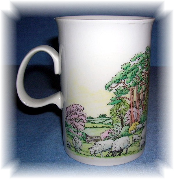 DUNOON TEA COFFE MUG STONEWARE Warwick Design
