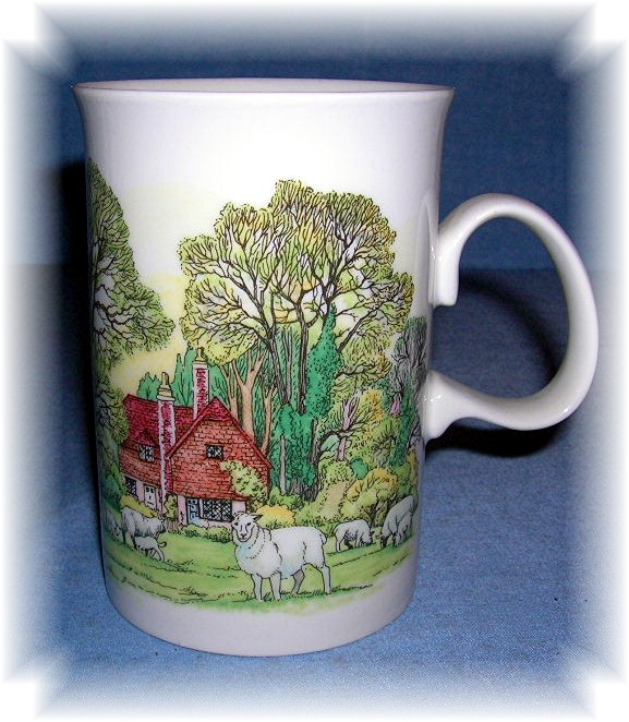 DUNOON TEA COFFE MUG STONEWARE Warwick Design