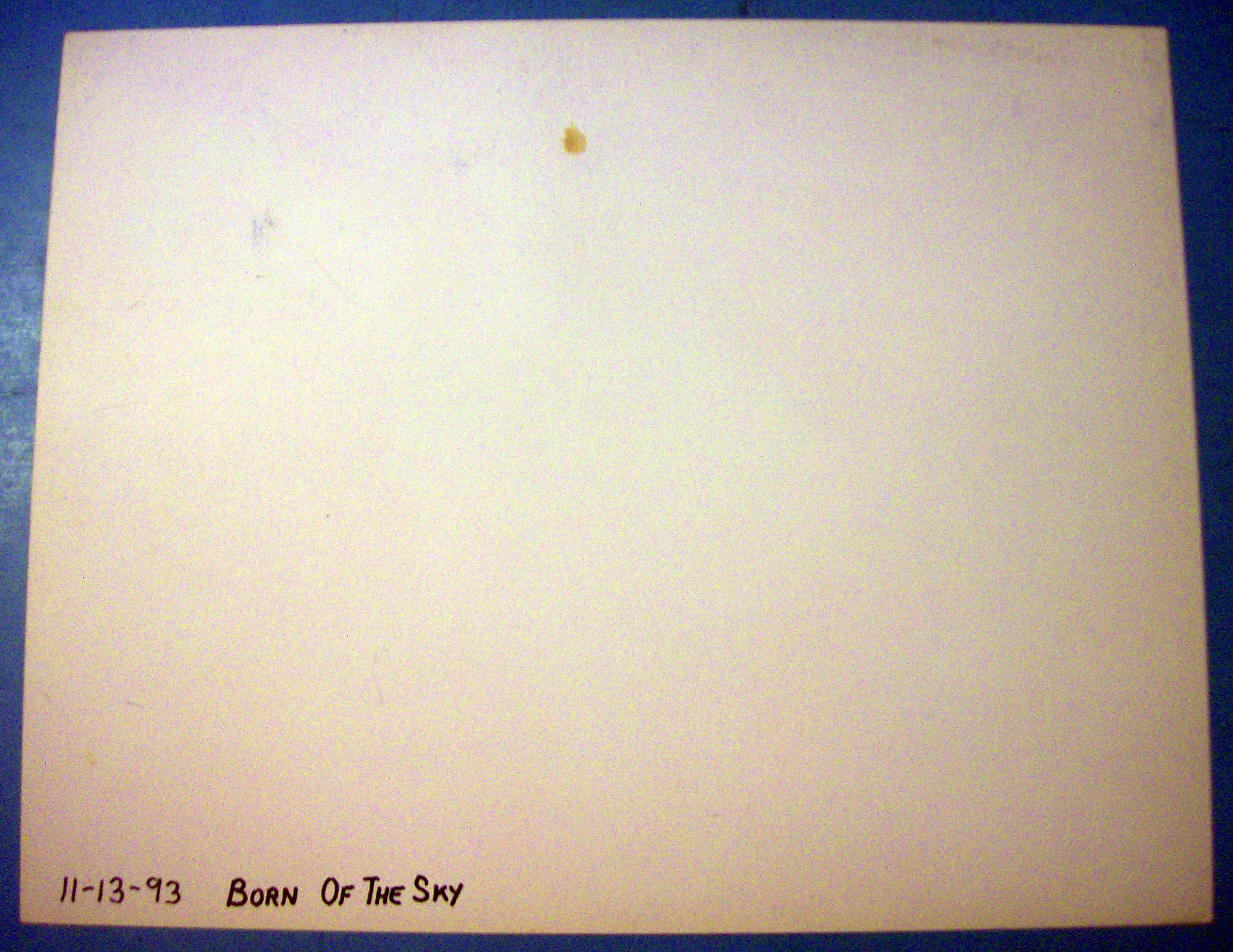 Born Of The Sky - Original Nude Fantasy Drawing