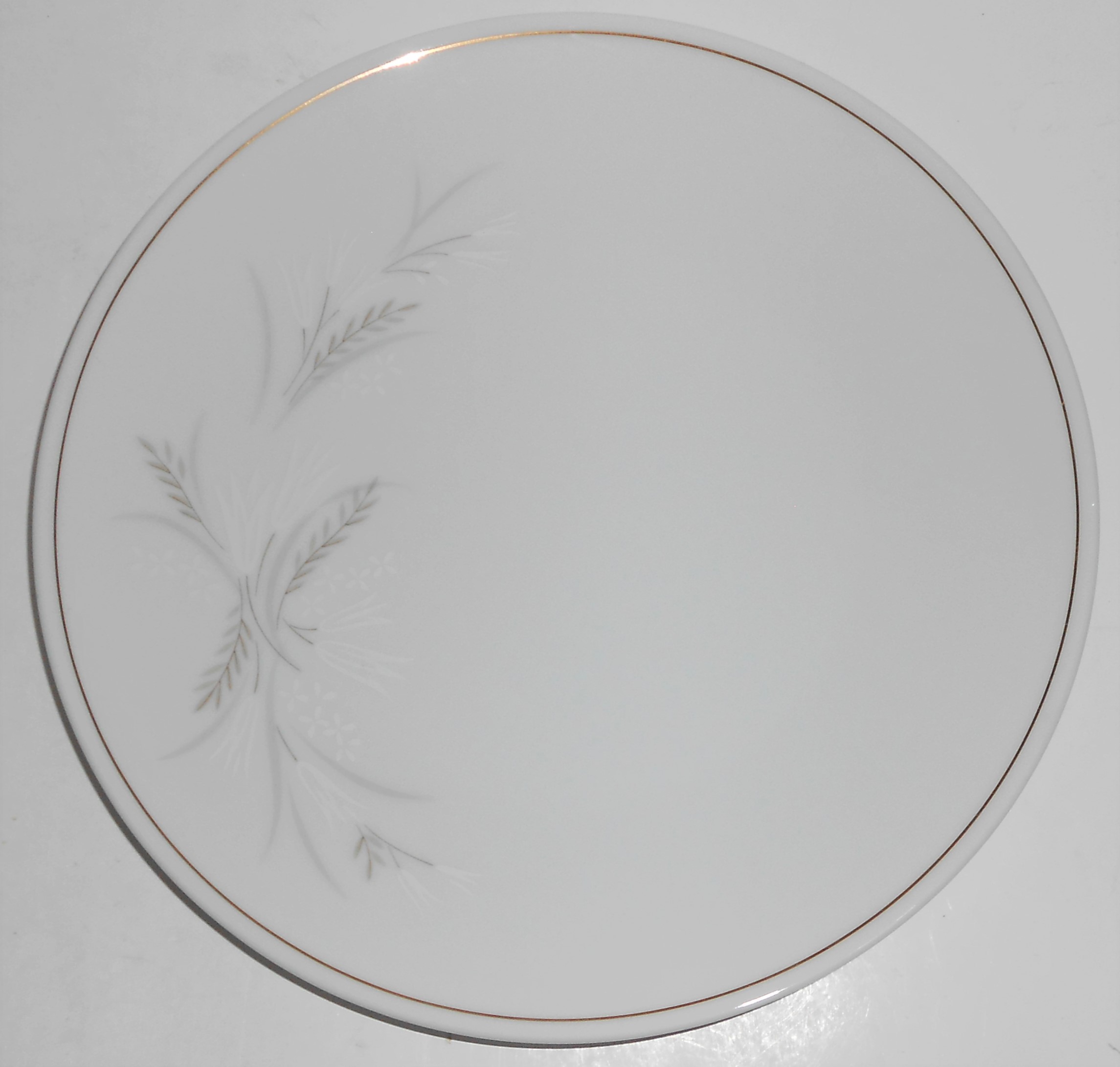 Noritake Porcelain China Windrift W/Gold Salad Plate