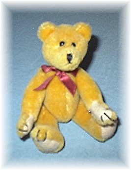 Boyds Golden Teddy Bear 6 inches tall 1990