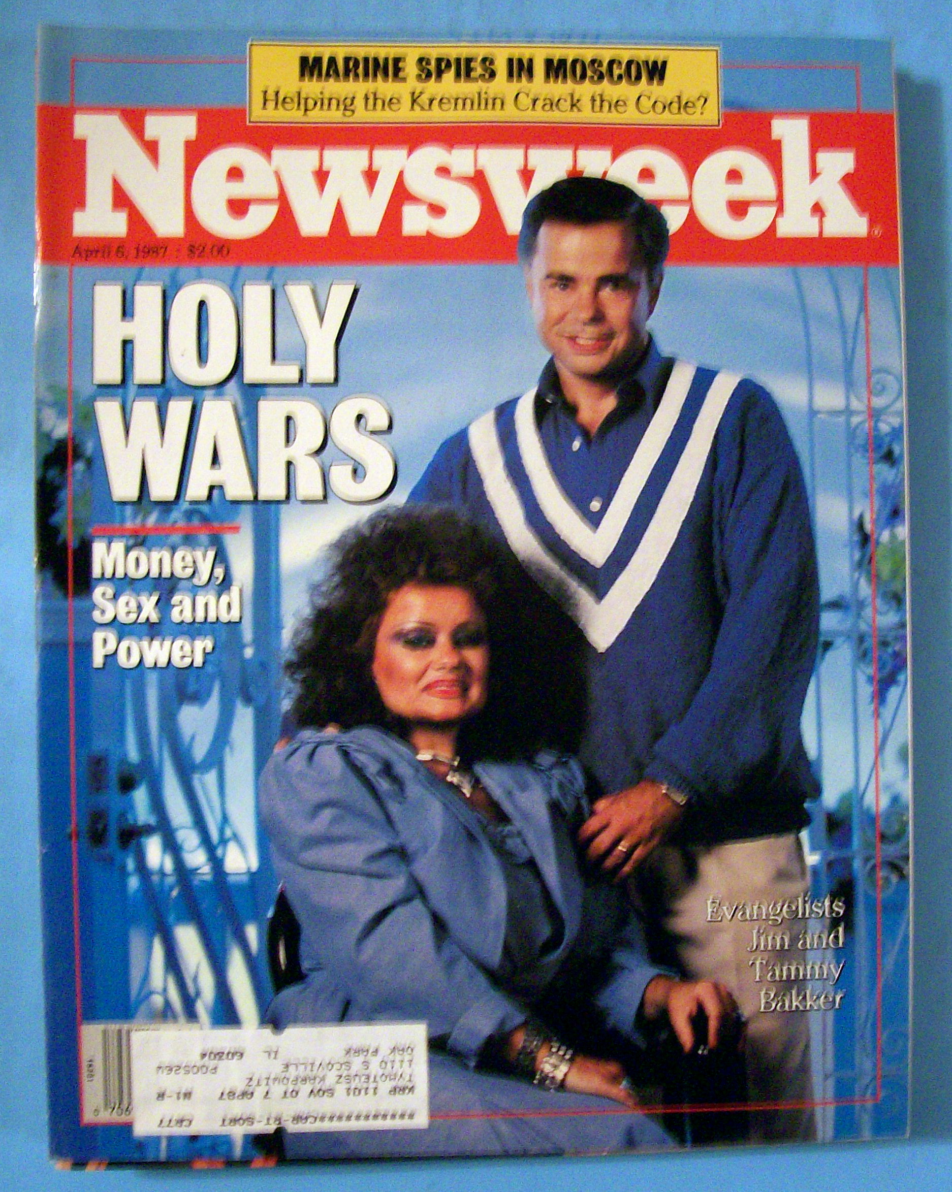 Newsweek Magazine - April 6, 1987 - Holy Wars
