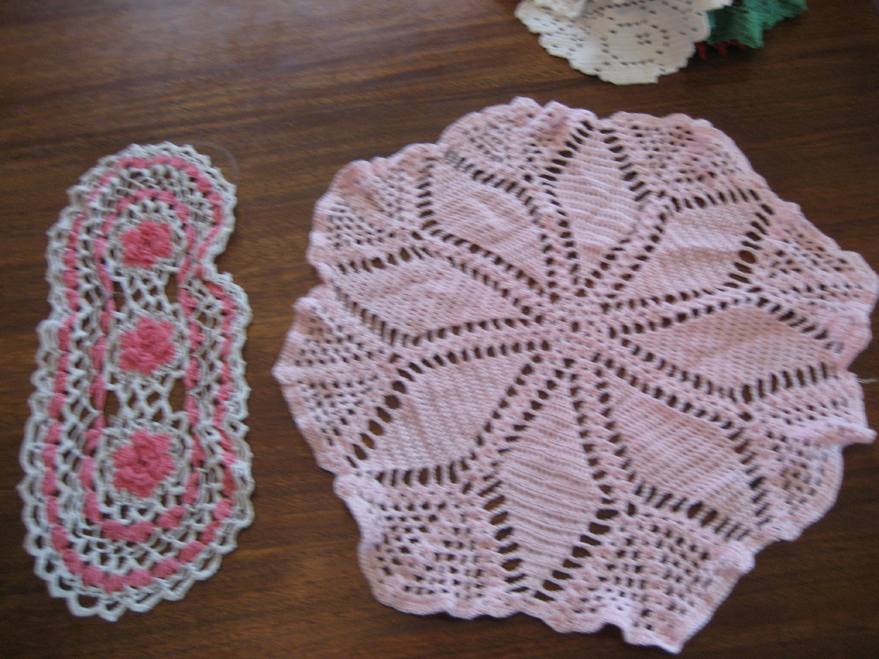 Pink Doilies
