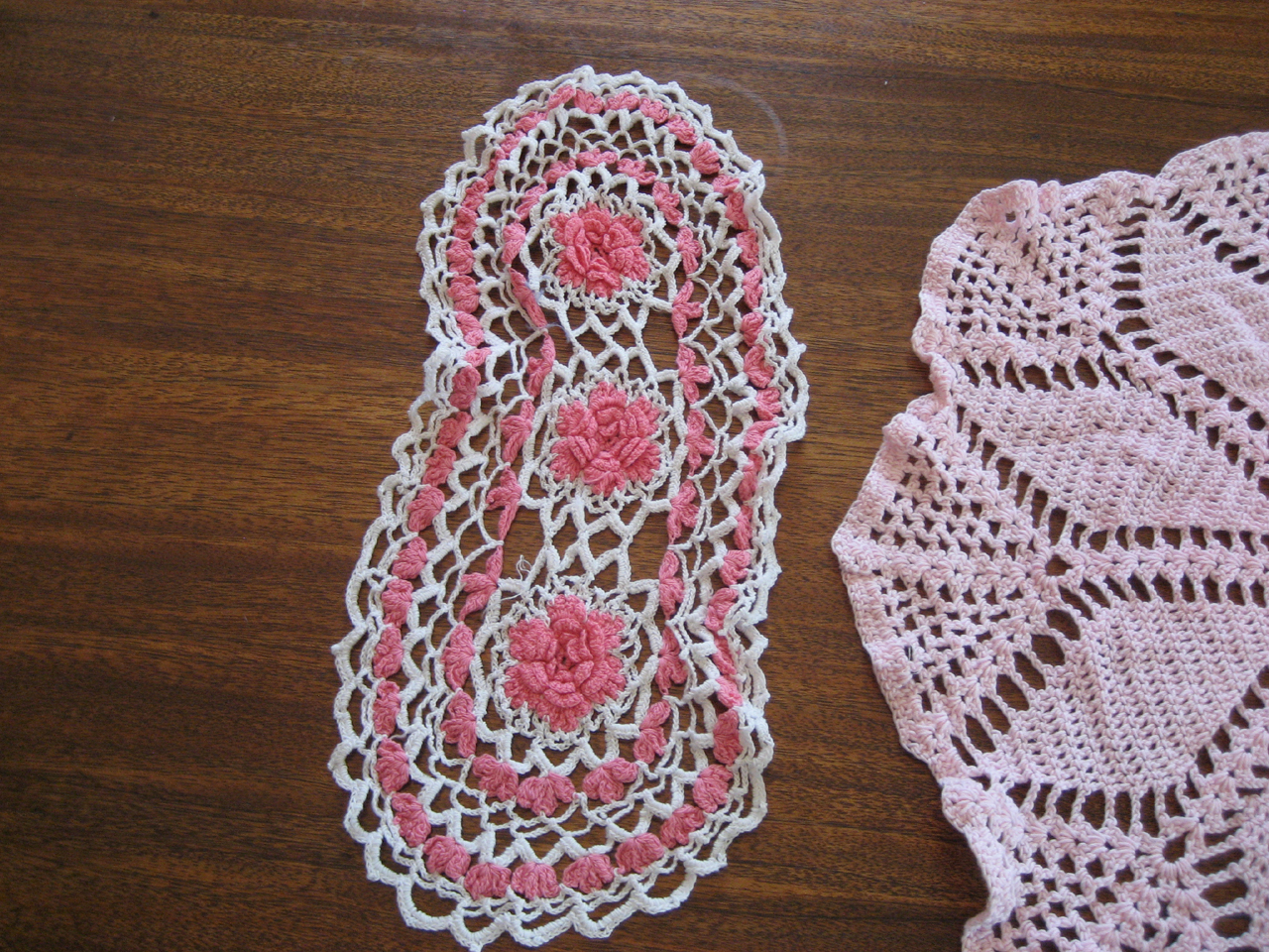 Pink Doilies