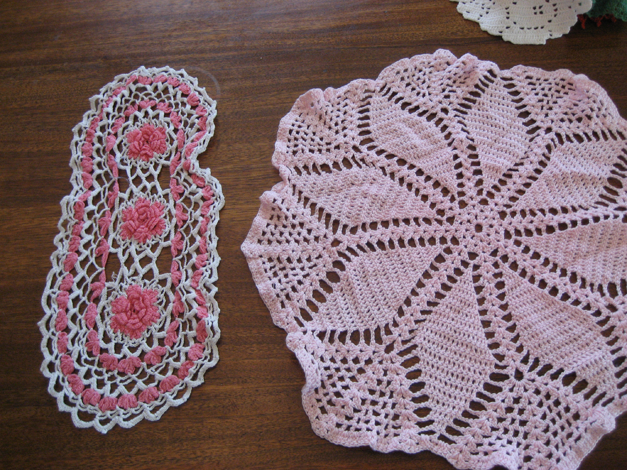Pink Doilies