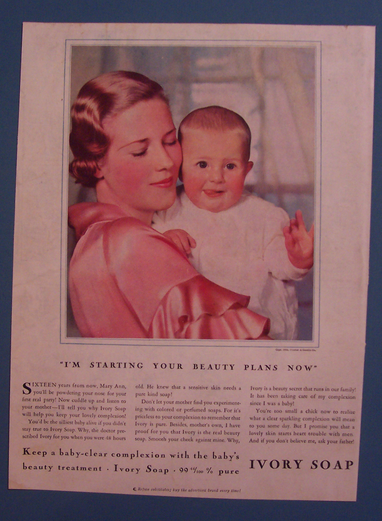 1933 Ivory Soap