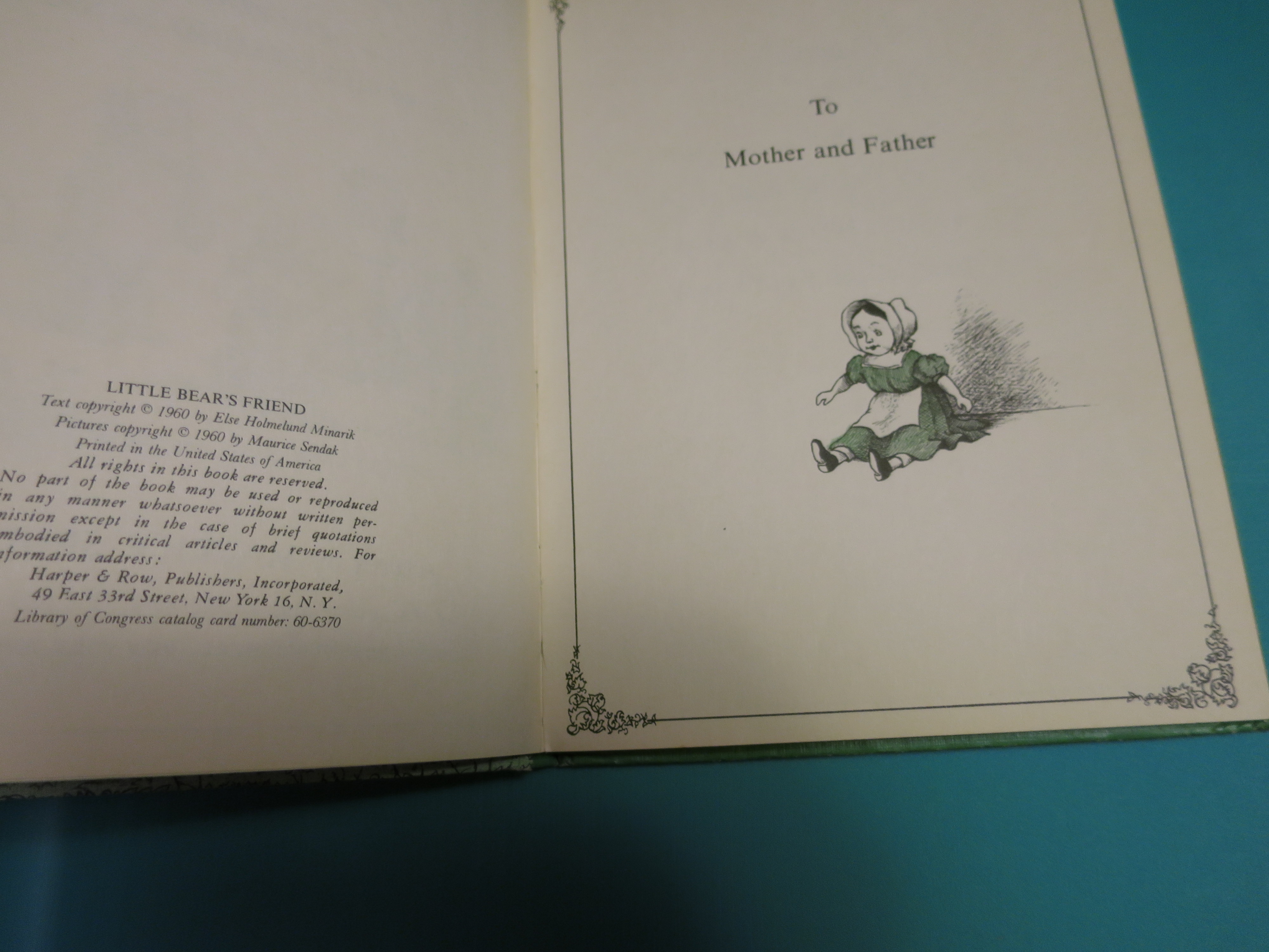 Little Bears Friend book by Else Holmelund Minarik in 1960