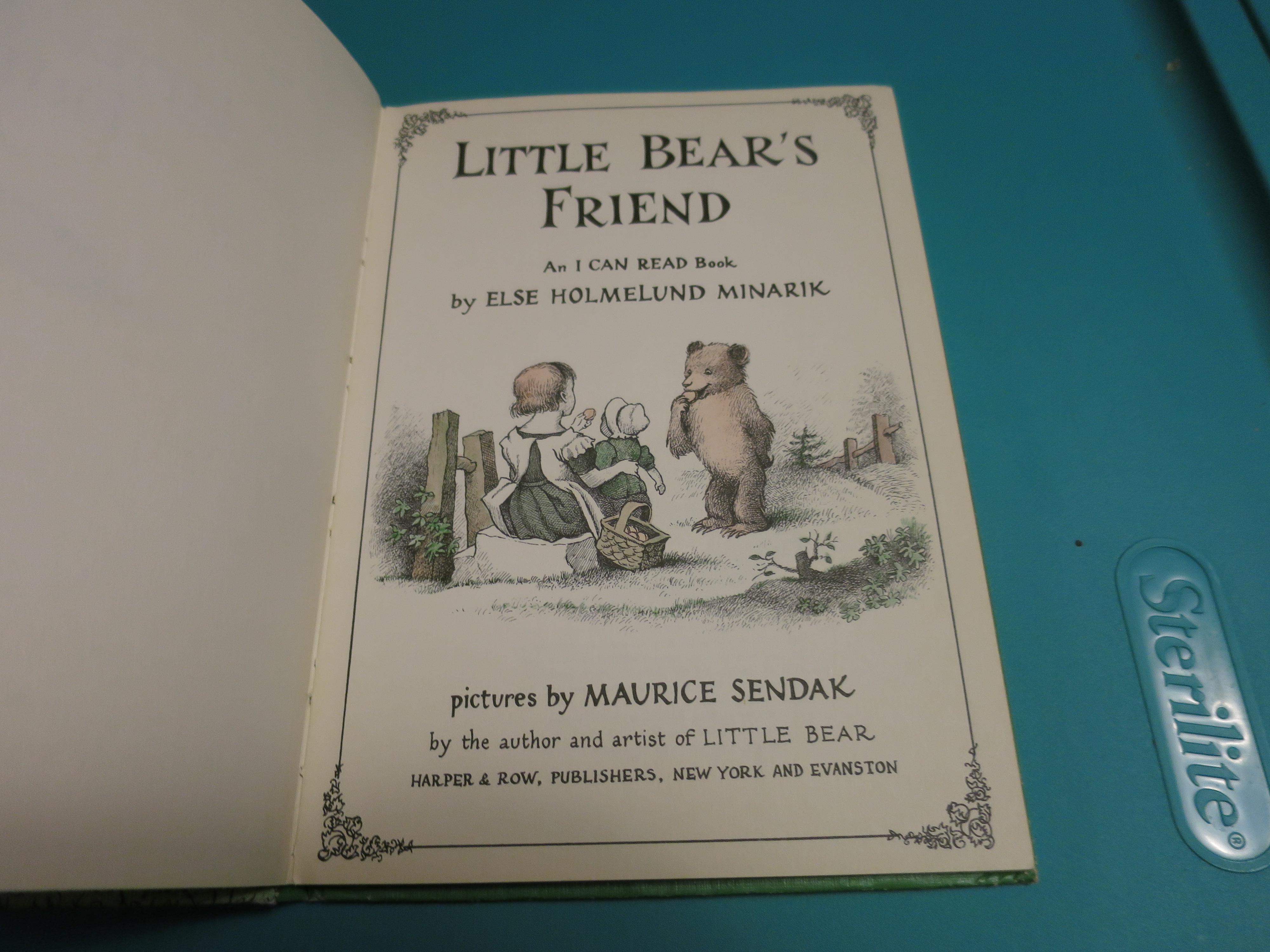 Little Bears Friend book by Else Holmelund Minarik in 1960