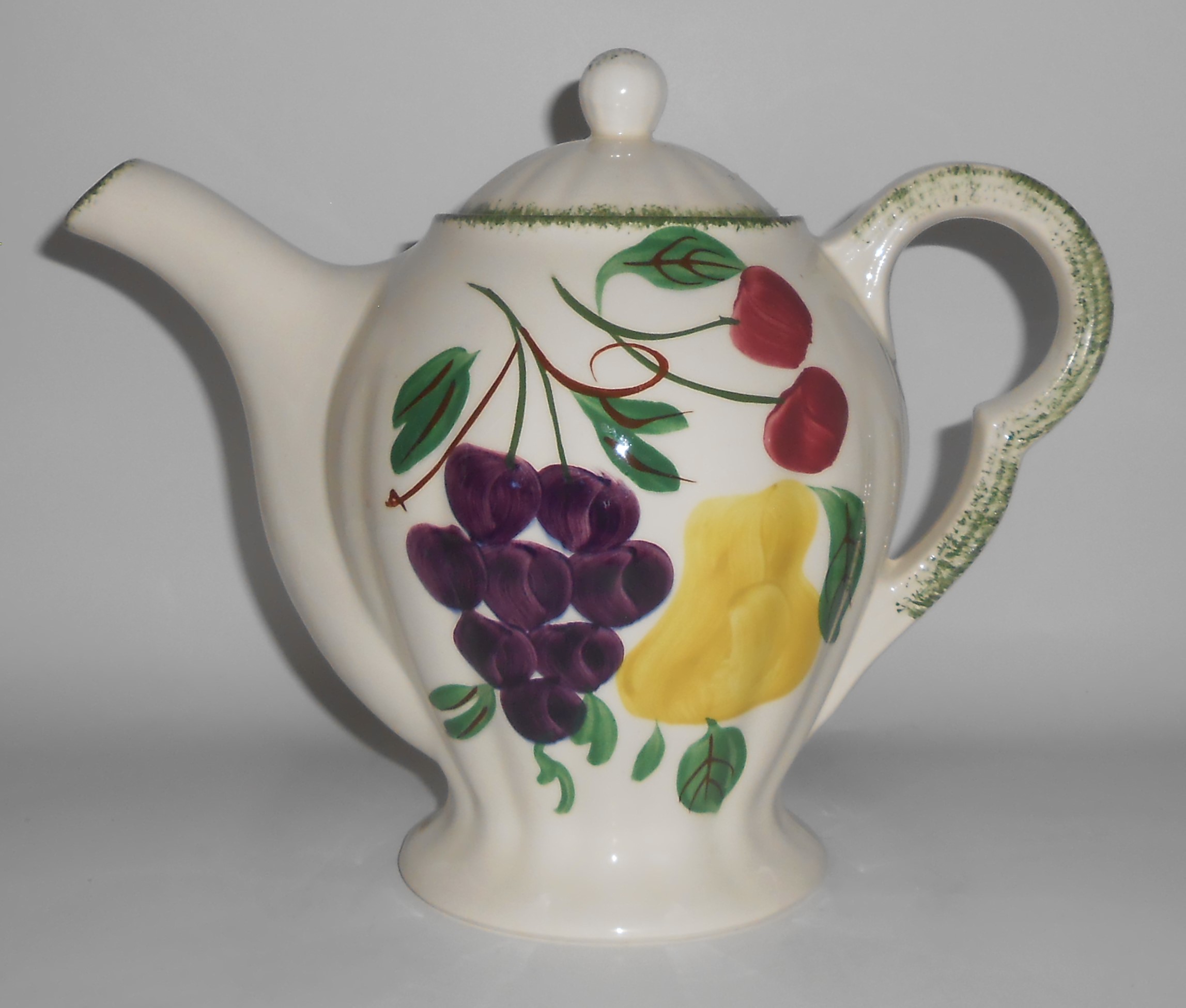 Blue Ridge Pottery Fruit Fantasy Large Coffee Pot