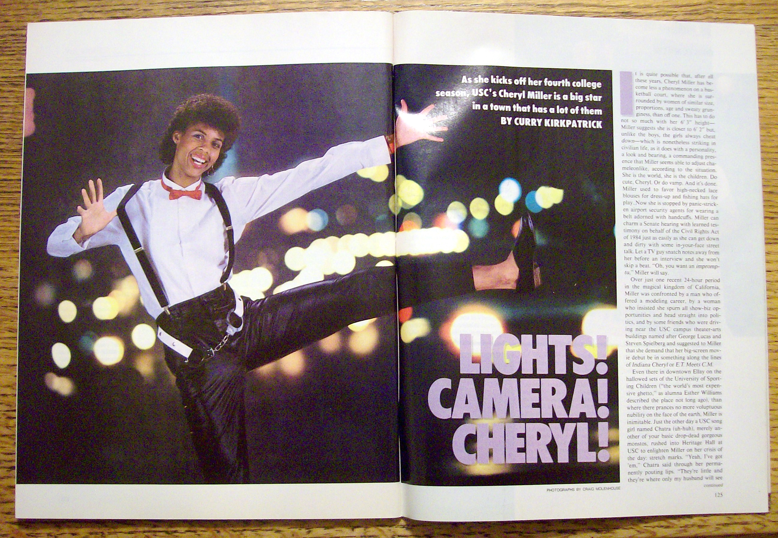 Sports Illustrated Magazine-November 20, 1985-C. Miller